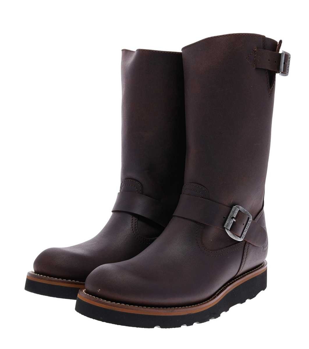 CAROL WING 15700 Braun Bikerboots