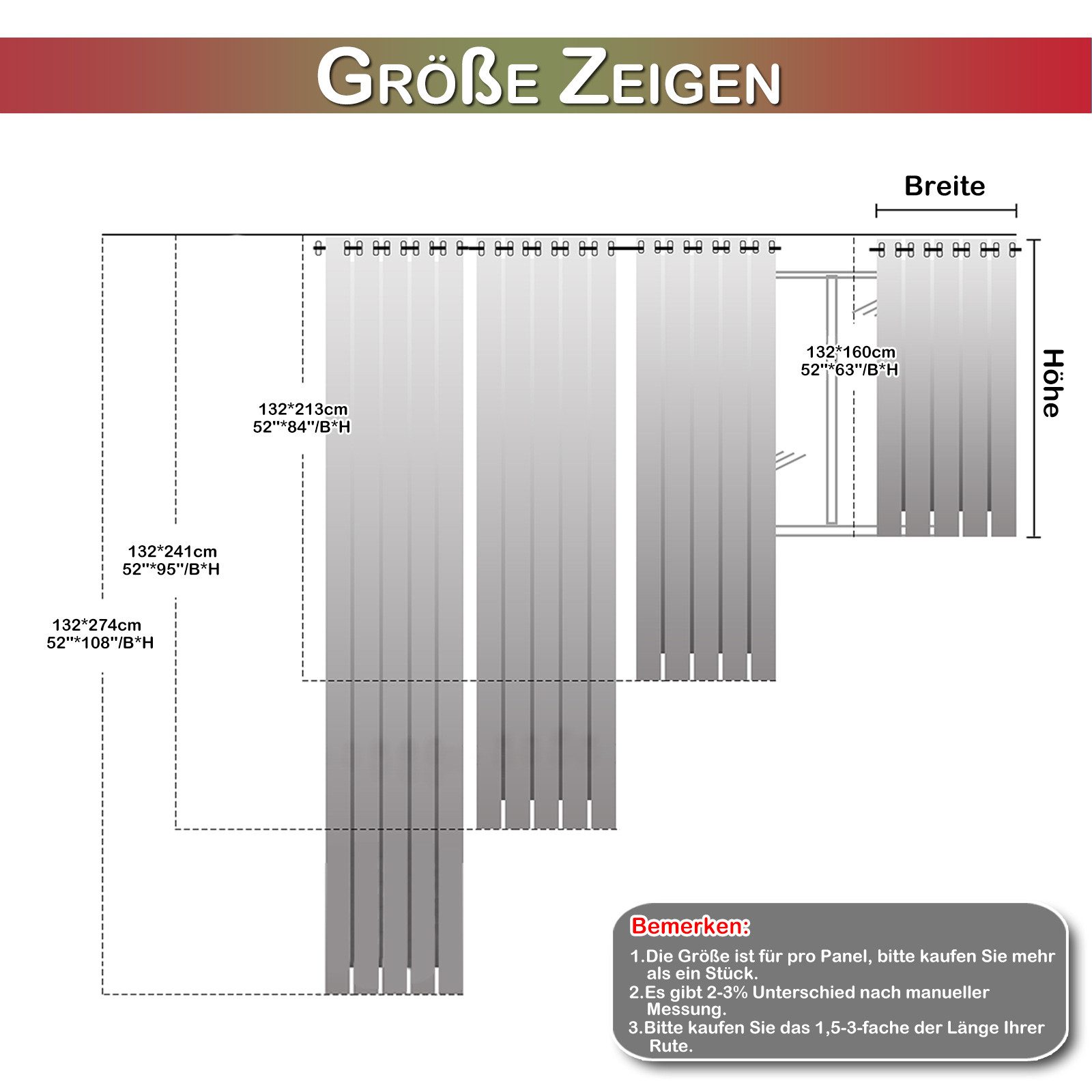 BTTO V&G Gardine Weihnachtsvorhang Karo für Wohnzimmer, 1 Stück Plaid Vorha günstig online kaufen