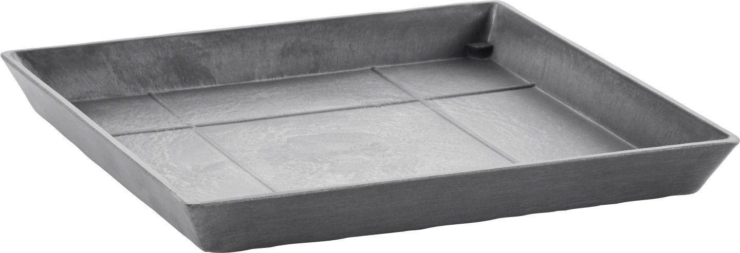 ECOPOTS Blumentopfuntersetzer SQUARE SAUCER Grey, BxTxH: günstig online kaufen