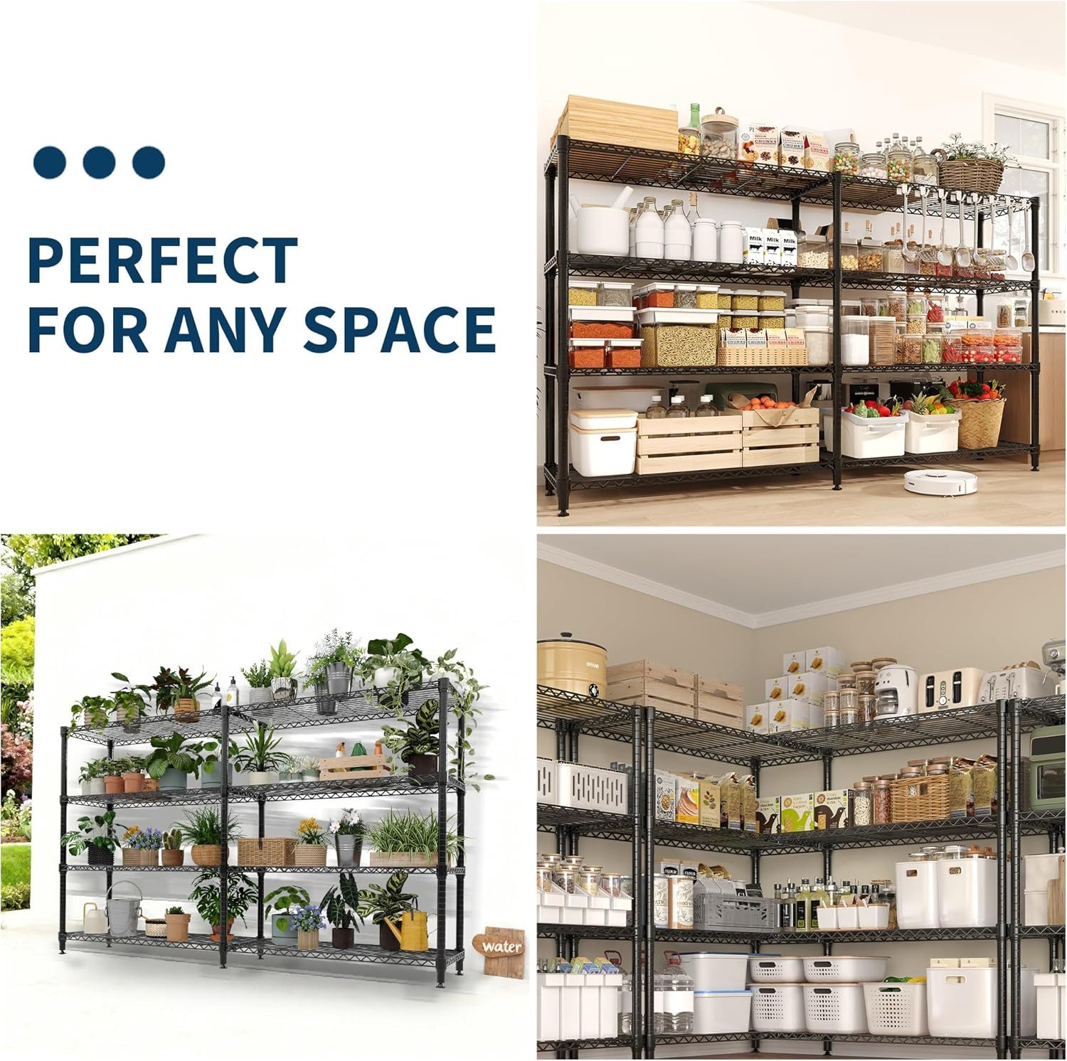 GarveeMore Schwerlastregal 150cm Breite Lagerregale, 1000 Pfund Metallregal günstig online kaufen