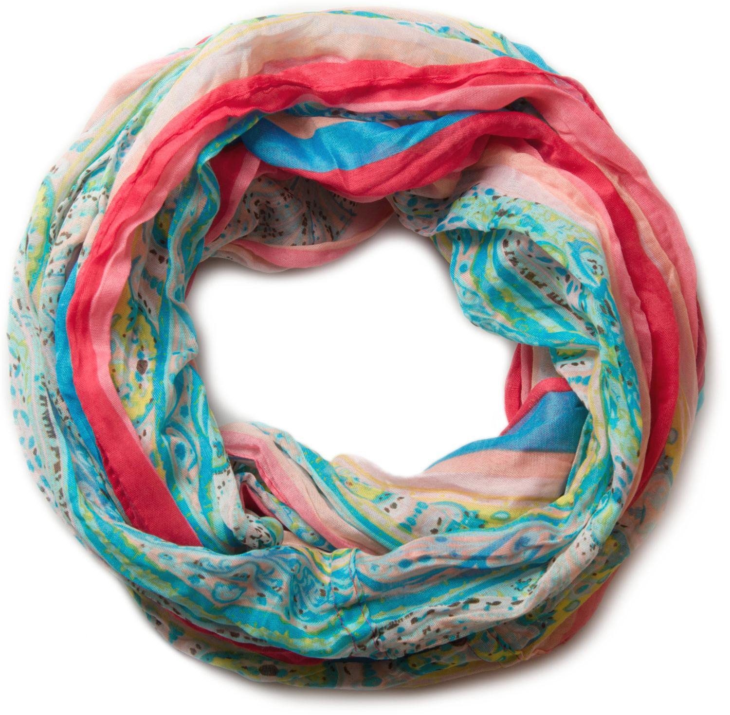 Loop Loop mit Streifen Paisley Muster