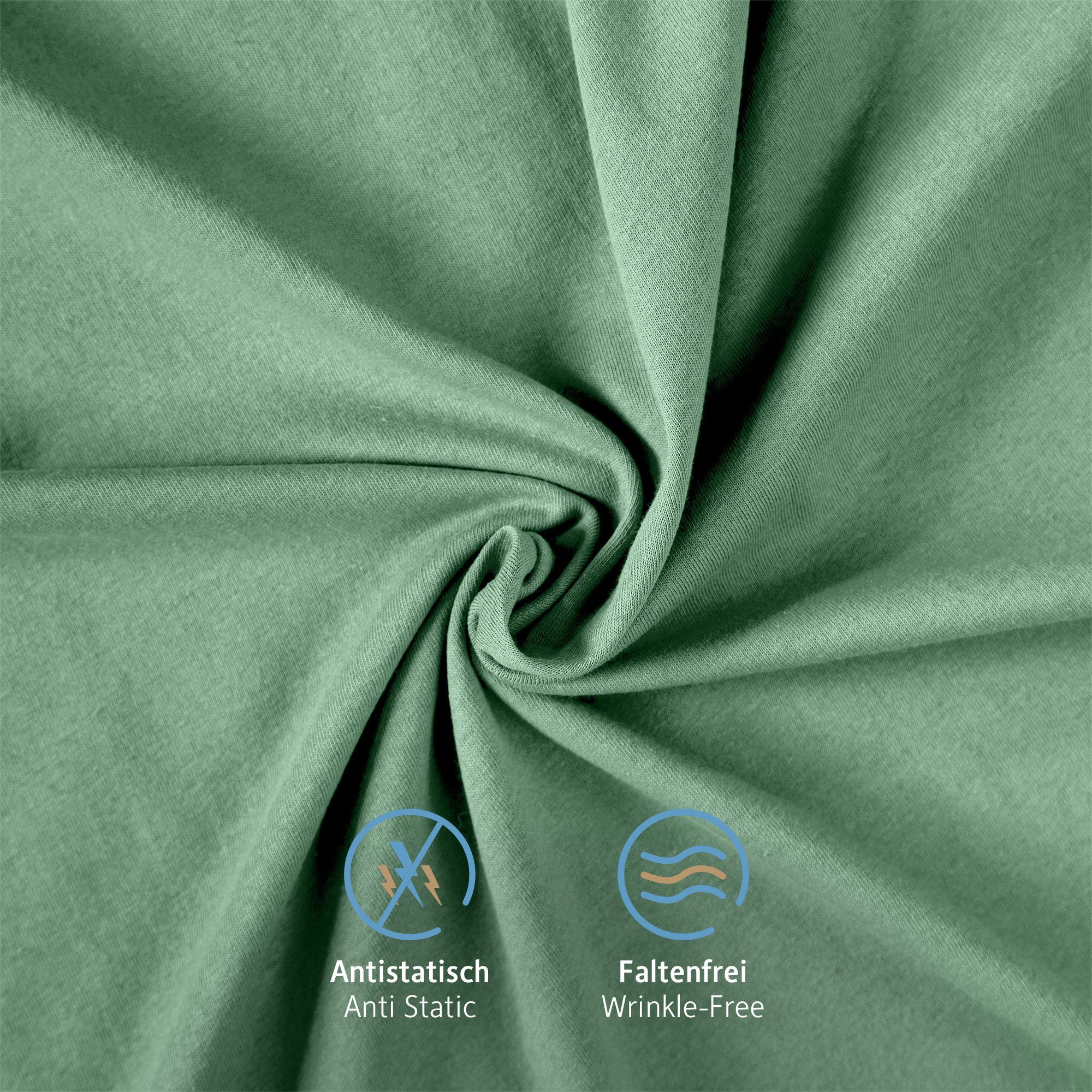 Komfortec Kissenbezug 100% Baumwolle, 150 g/m², (2 Stück), 40 x 40 cm, Kissenhülle, Superweicher Premium Jersey Kopfkissenbezug – Bild 4 von 5