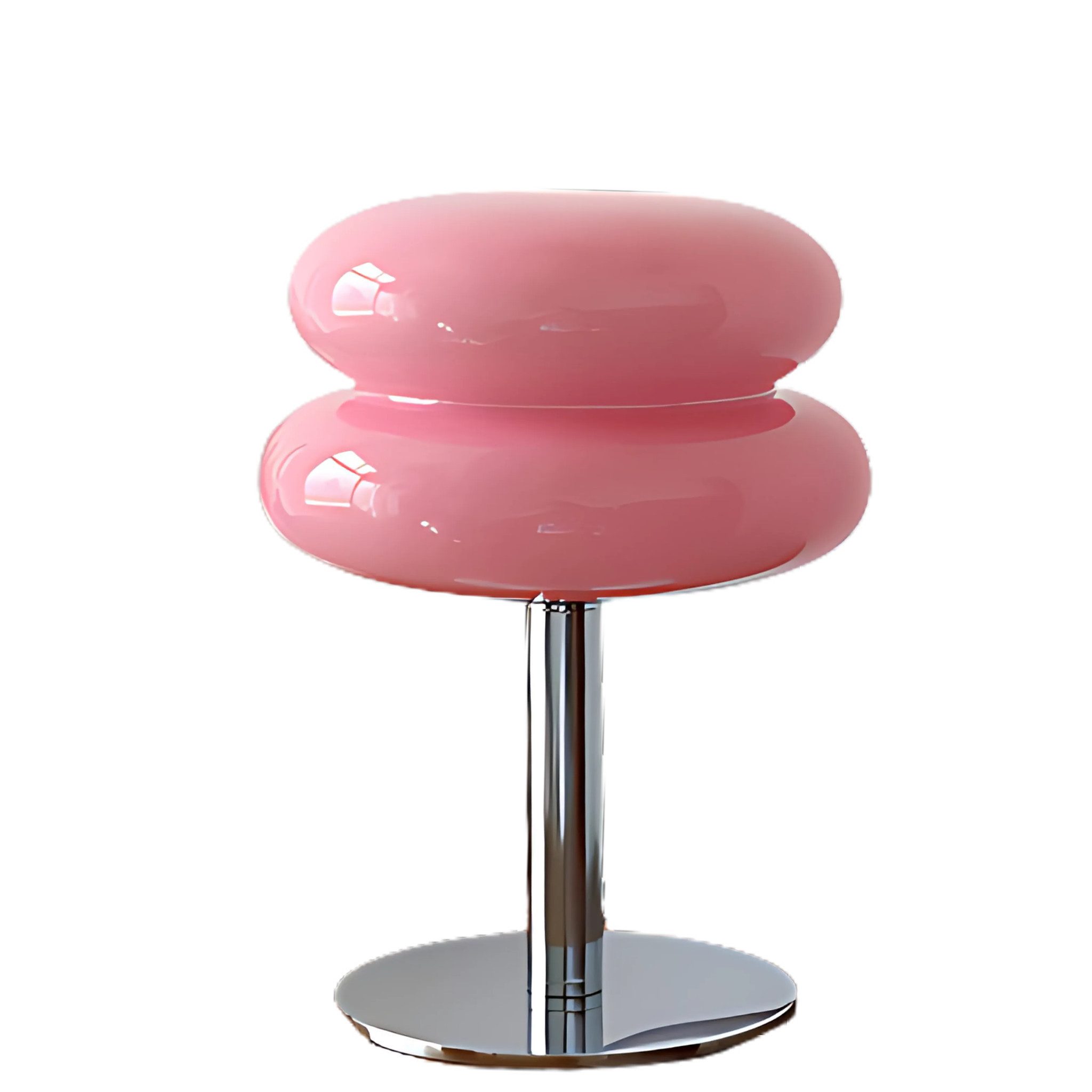 Norvéa Home LED Nachttischlampe dimmbare Tischlampe aus Glas, LED fest integriert, Farbwechsler, Kaltweiß, Neutralweiß, Warmweiß, dimmbar via integriertem Controller, LED-Technologie