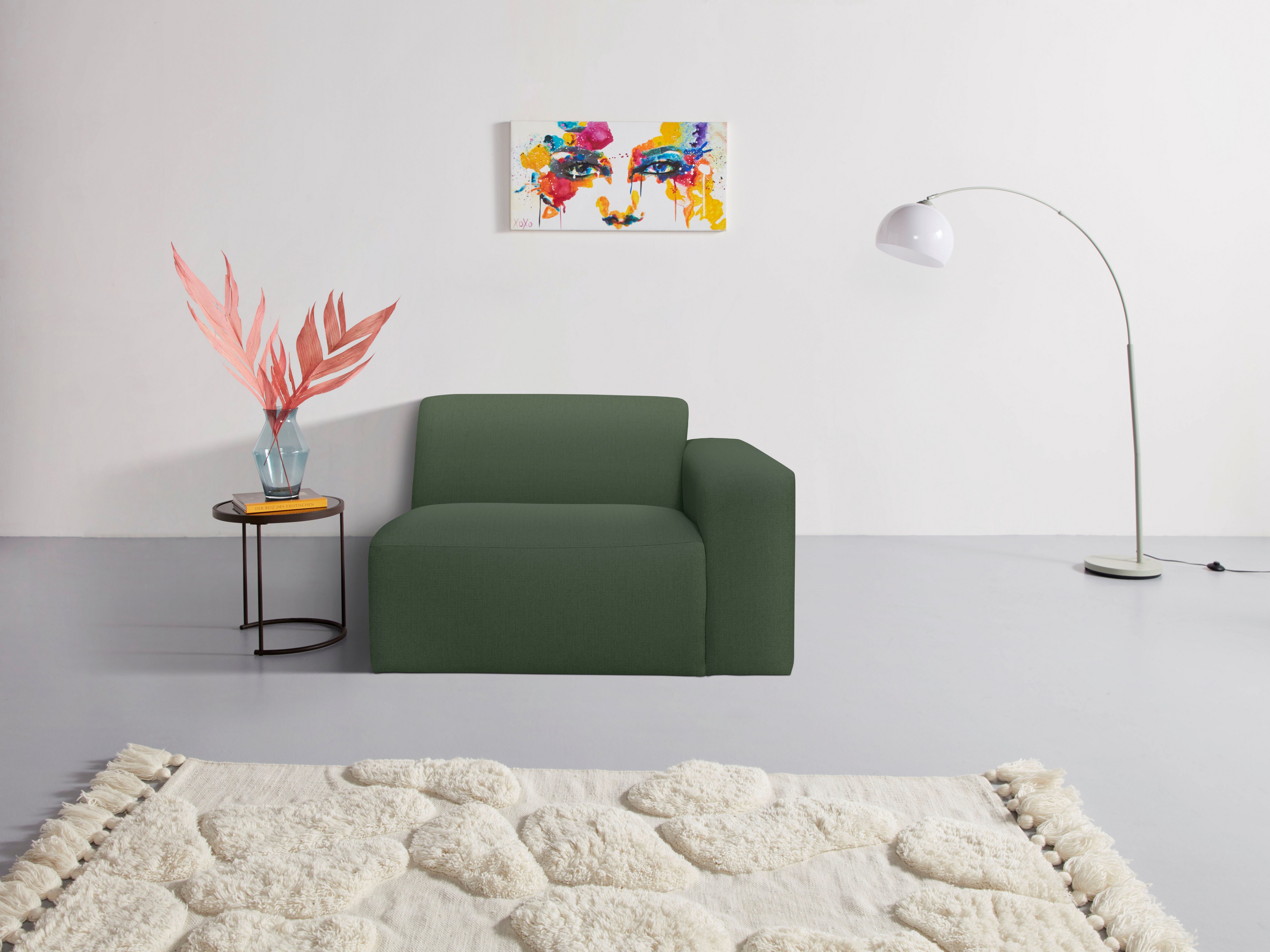 OTTO home Sofaelement Koa, Sofamodul, passend zur Serie KOA, in Webstoff, weicher Lounge-Sitzkomfort