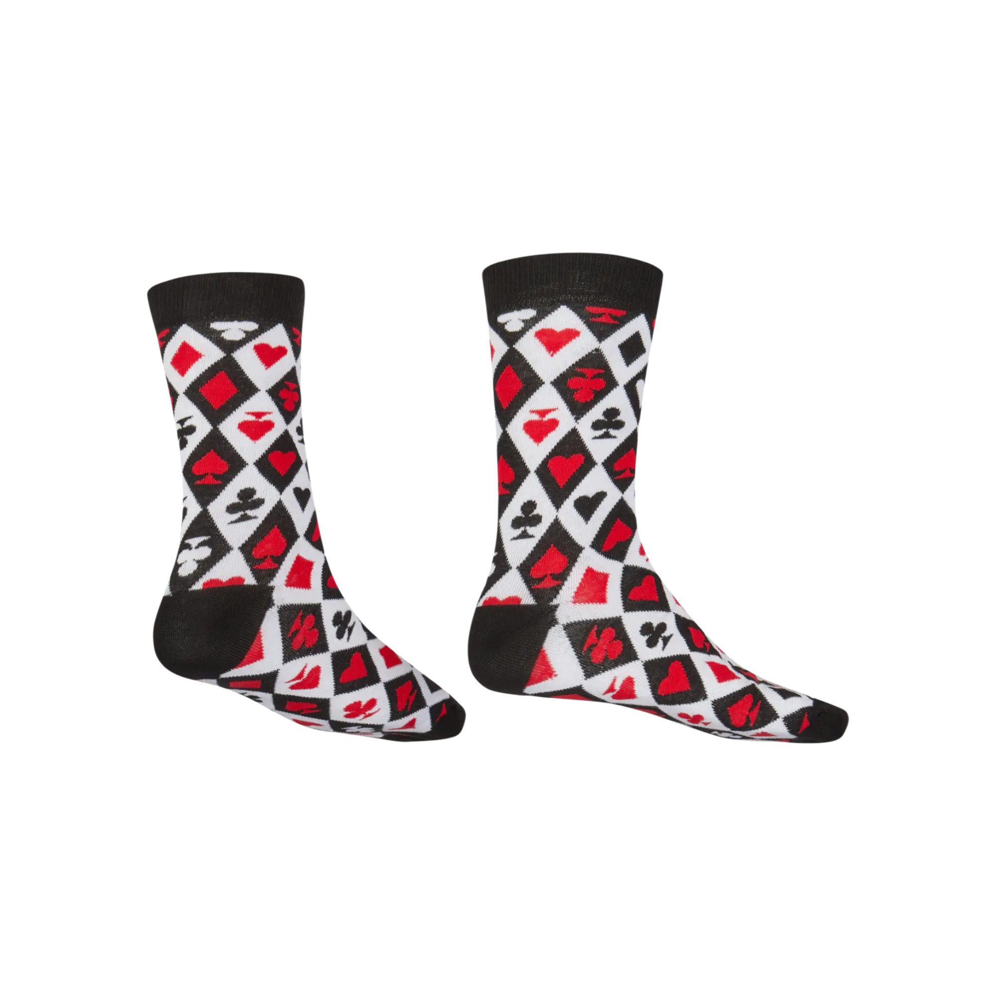 AbgeStrumpft Freizeitsocken Abgestrumpft Socken Kartenspiel (1 Paar, 1-Paar, 1 Paar) lustiges Design