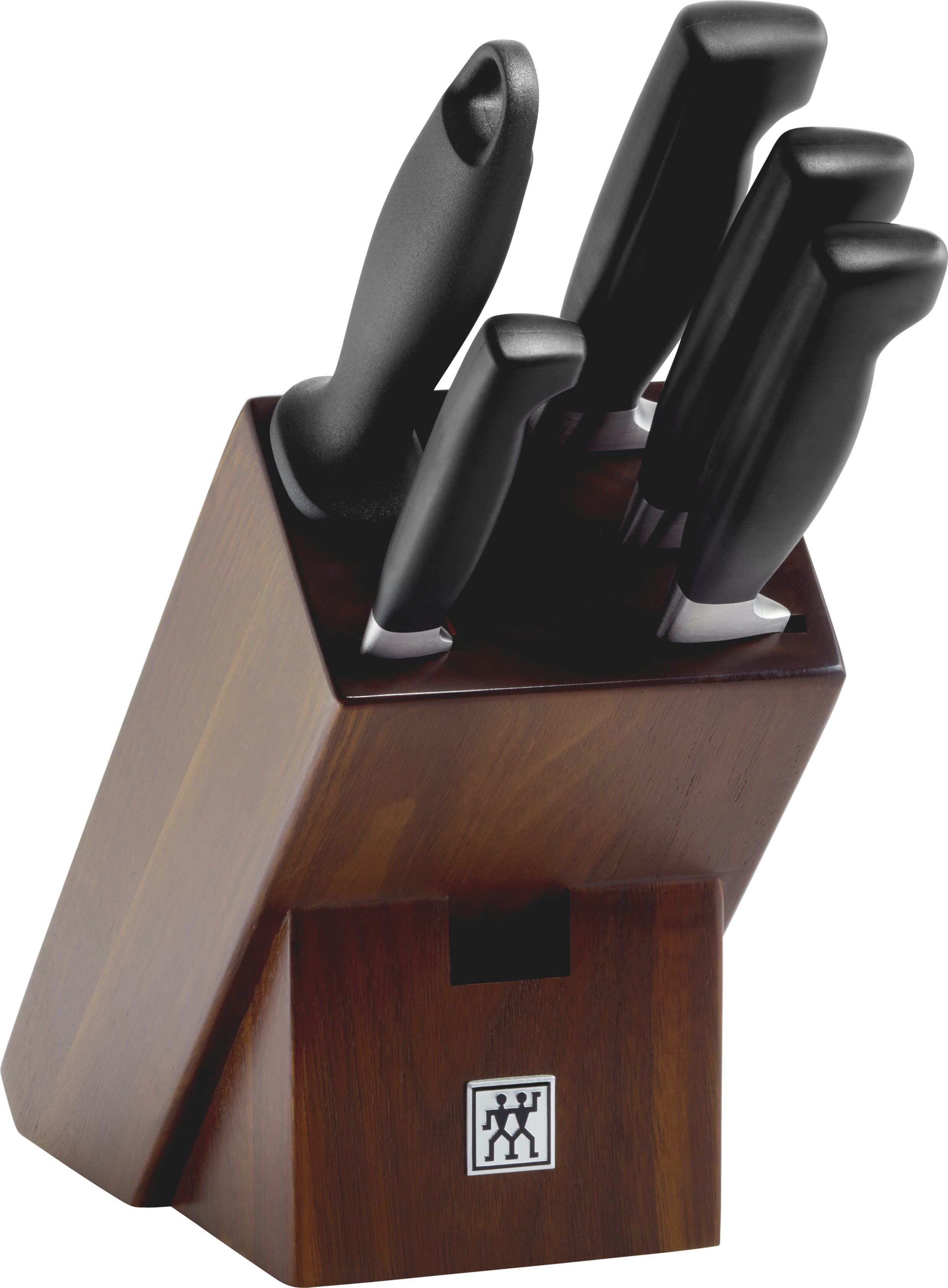 Zwilling Messerblock **** VIER STERNE (7tlg), Made in Germany, Sonderschmelze, inkl. Vielzweckschere & Wetzstahl