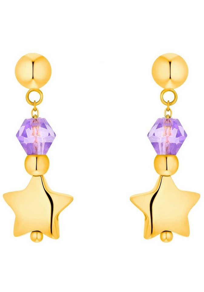 Prinzessin Lillifee Paar Ohrhänger 2035301, mit Preciosa Crystal,  Zauberhafte Ohrhänger für Mädchen von der Marke Prinzessin Lillifee
