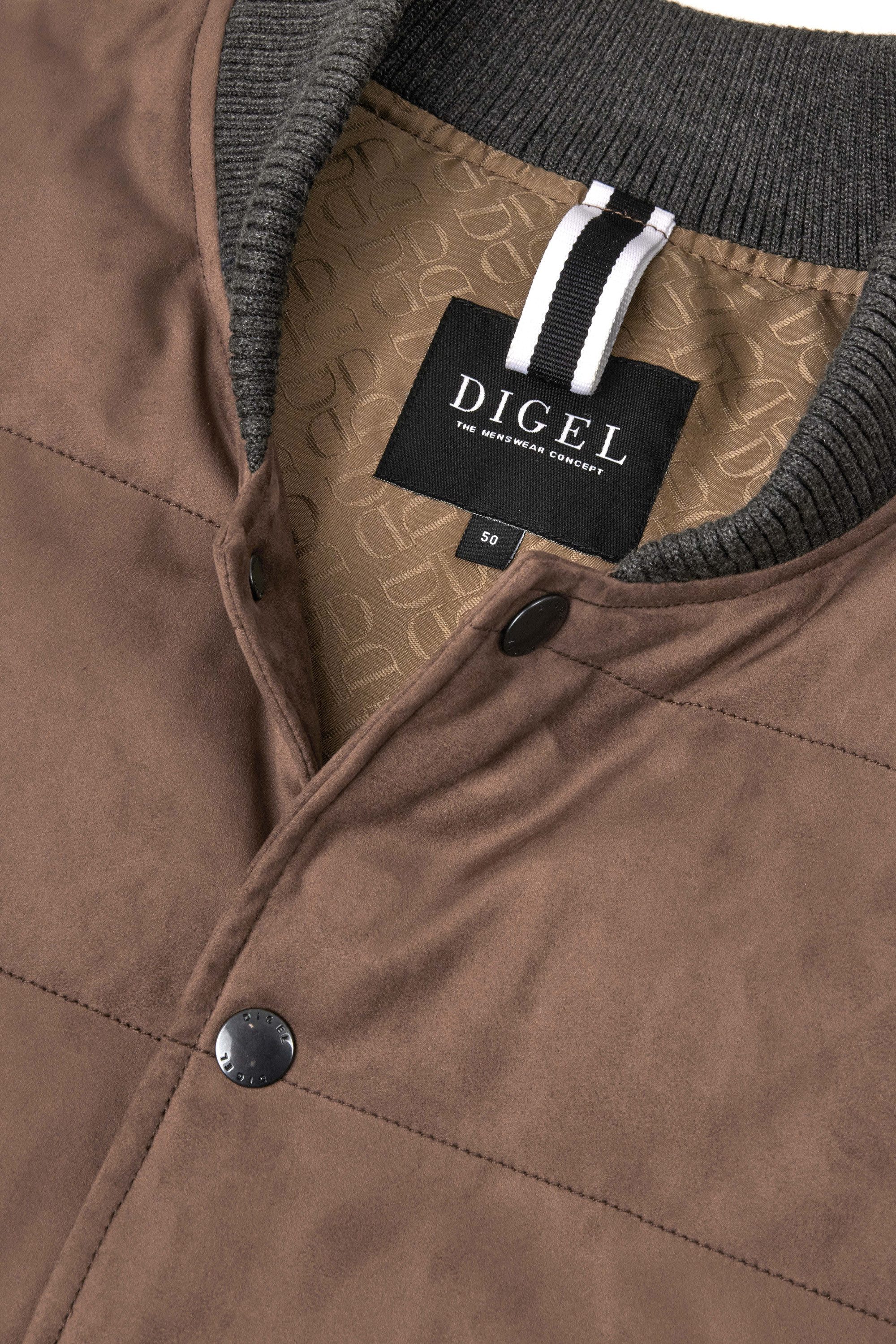 Digel Steppweste Erie (1-tlg) Doppelt gerautes Suede, Sorona® Fiber Down Fü günstig online kaufen