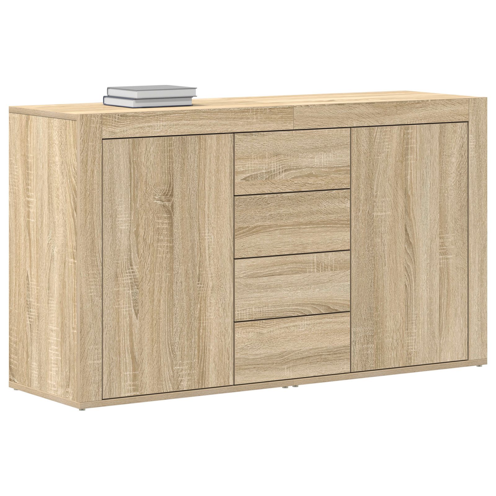 vidaXL Sideboard Sideboard Sonoma Eiche Engineered günstig online kaufen