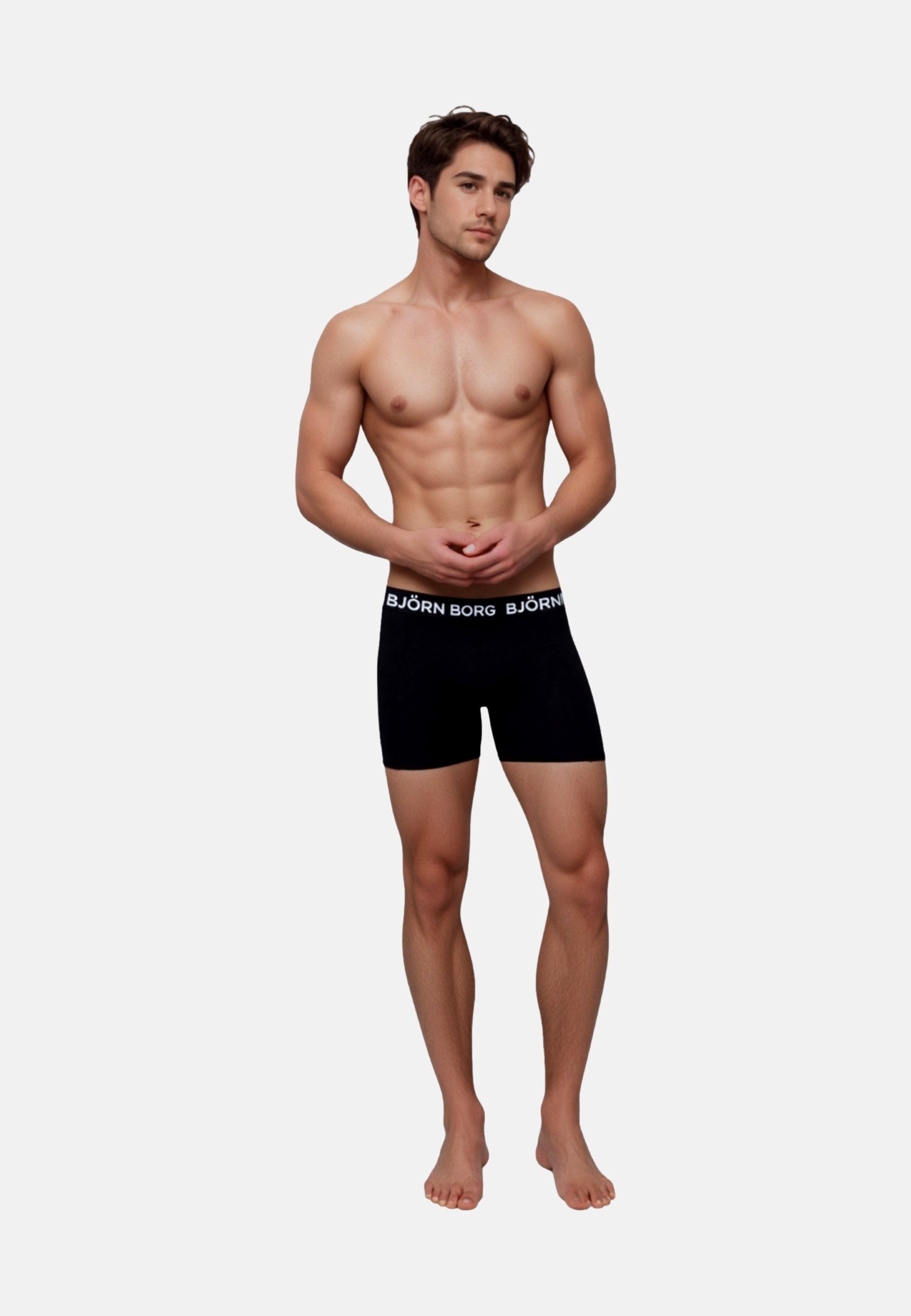 Björn Borg Boxershorts Boxershorts Unterhosen Stretch Boxers 3-pack (3-St)