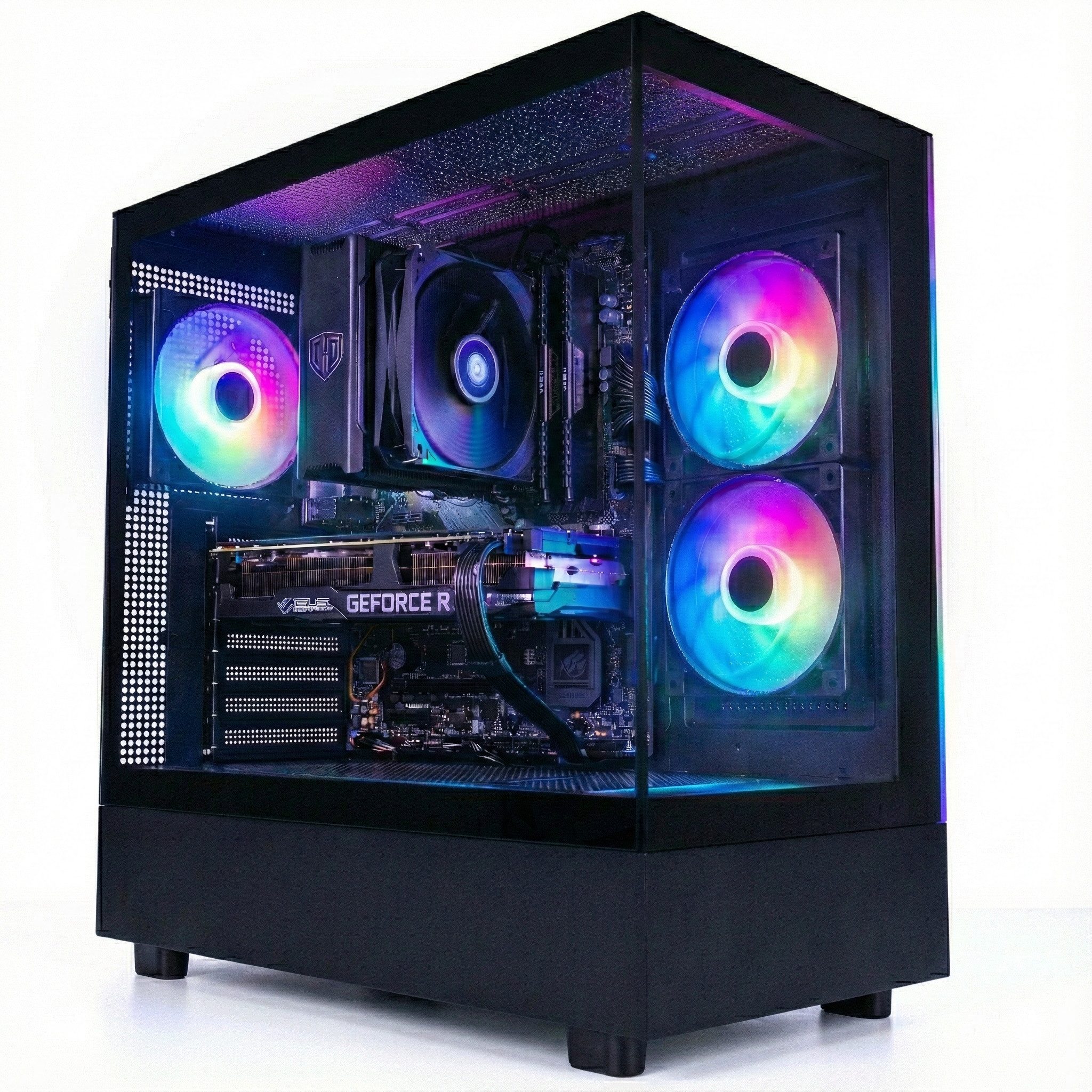 Meinpc Ryzen 7 5700X mit RTX 5060 Ti 8GB Gaming-PC (AMD Ryzen 7 5700X, RTX 5060 Ti, 16 GB RAM, 512 GB SSD, Luft, Windows 11 Pro - RGB)