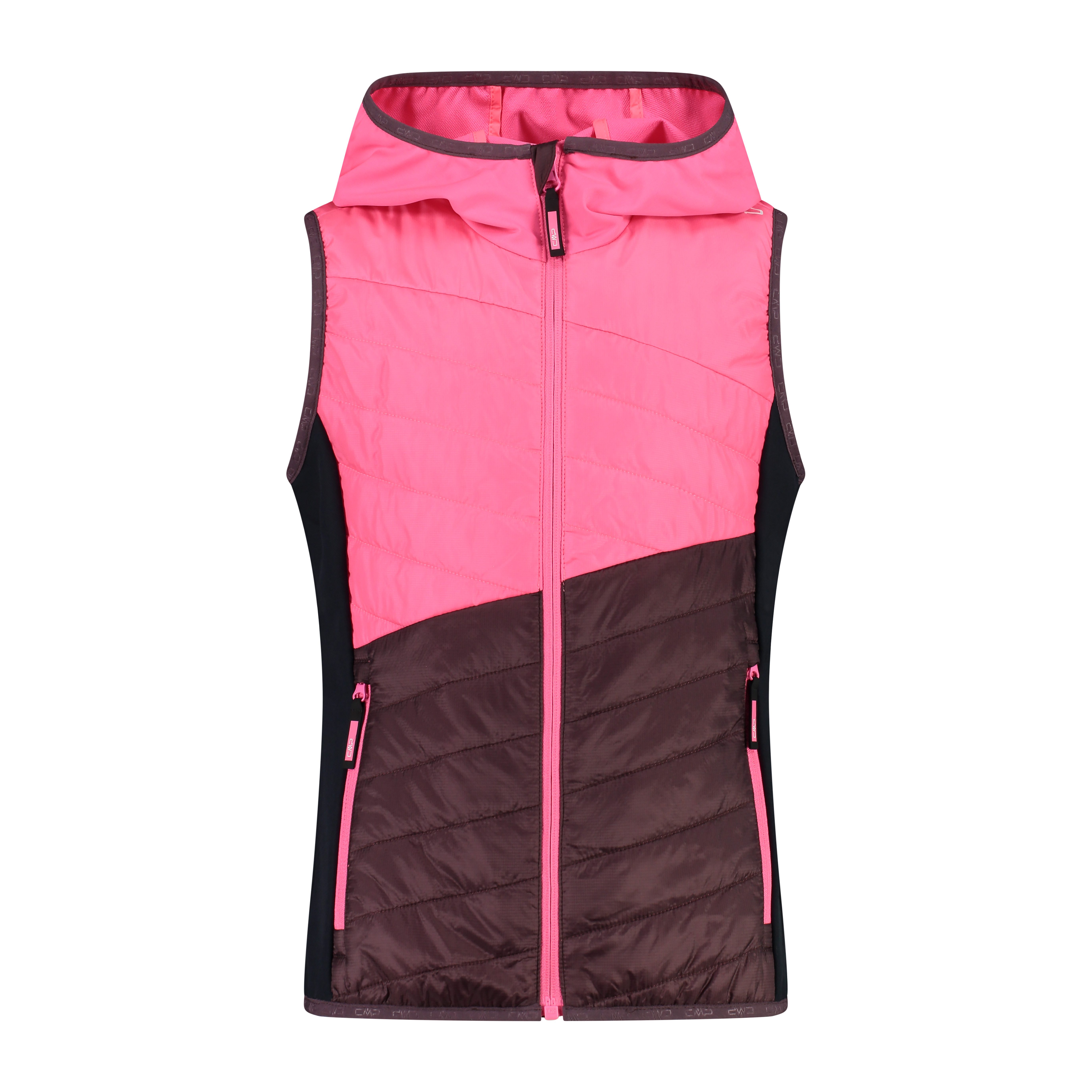 CMP Funktionsweste CMP Mädchen Weste Kid G Hybrid Vest Fix Hood 33Z6985