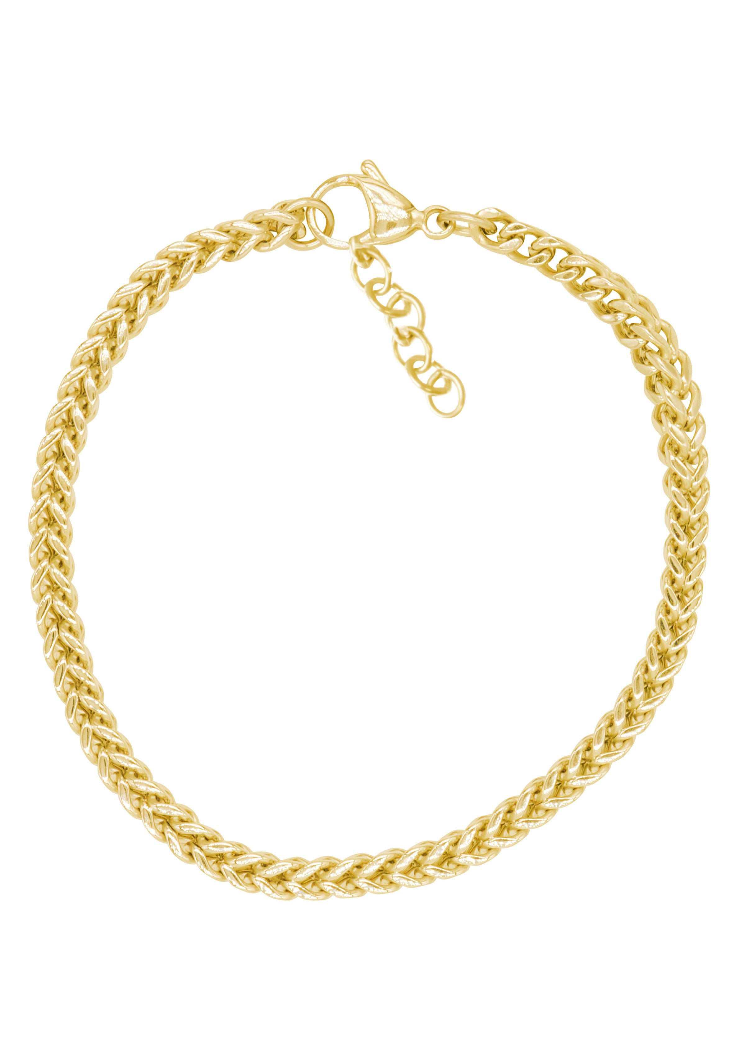 Firetti Edelstahlarmband Schmuck Geschenk Doppelpanzerkettengliederung, 5 mm breit, Made in Germany