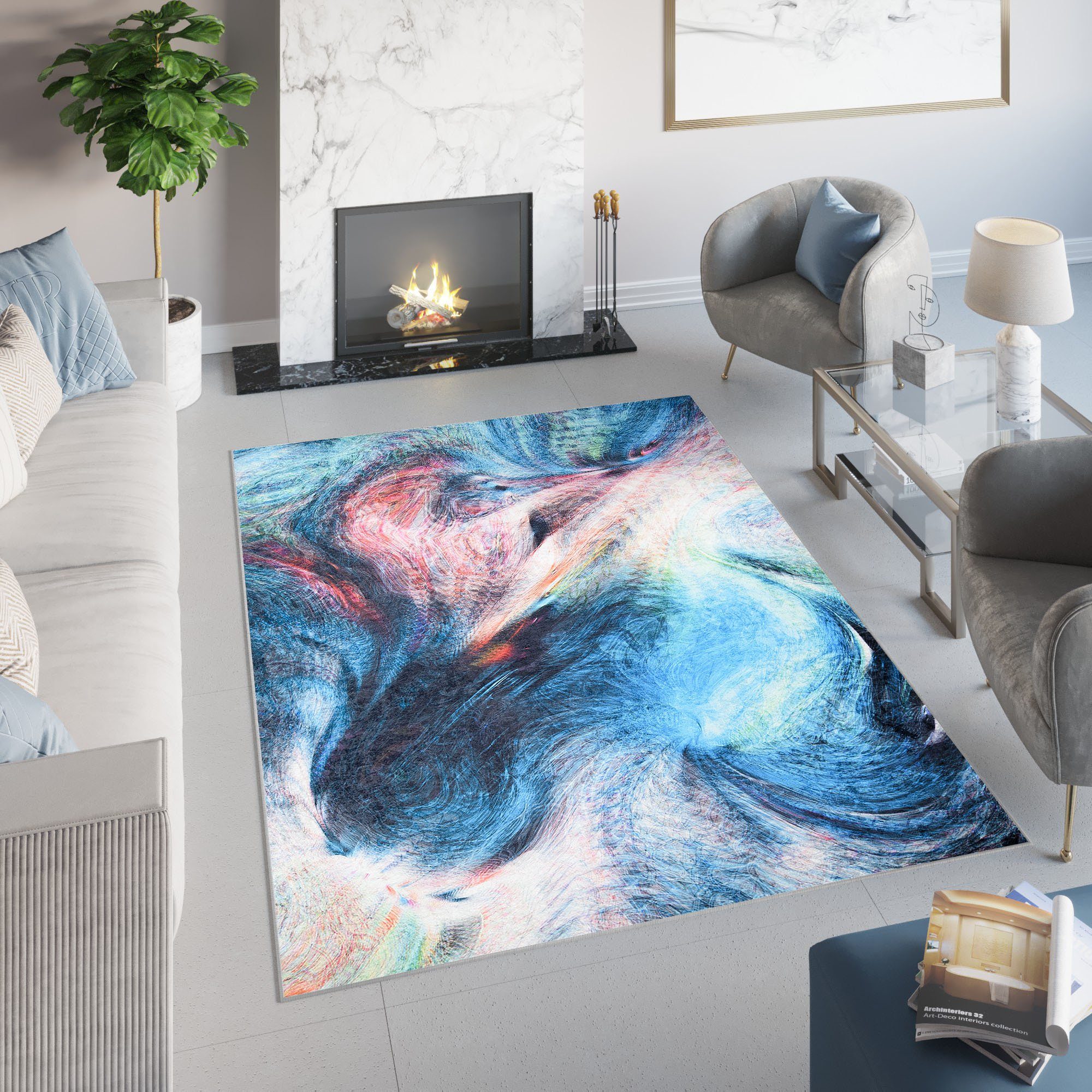 Tapiso Designteppich TOSCANA, rechteckig, Höhe: 6 günstig online kaufen
