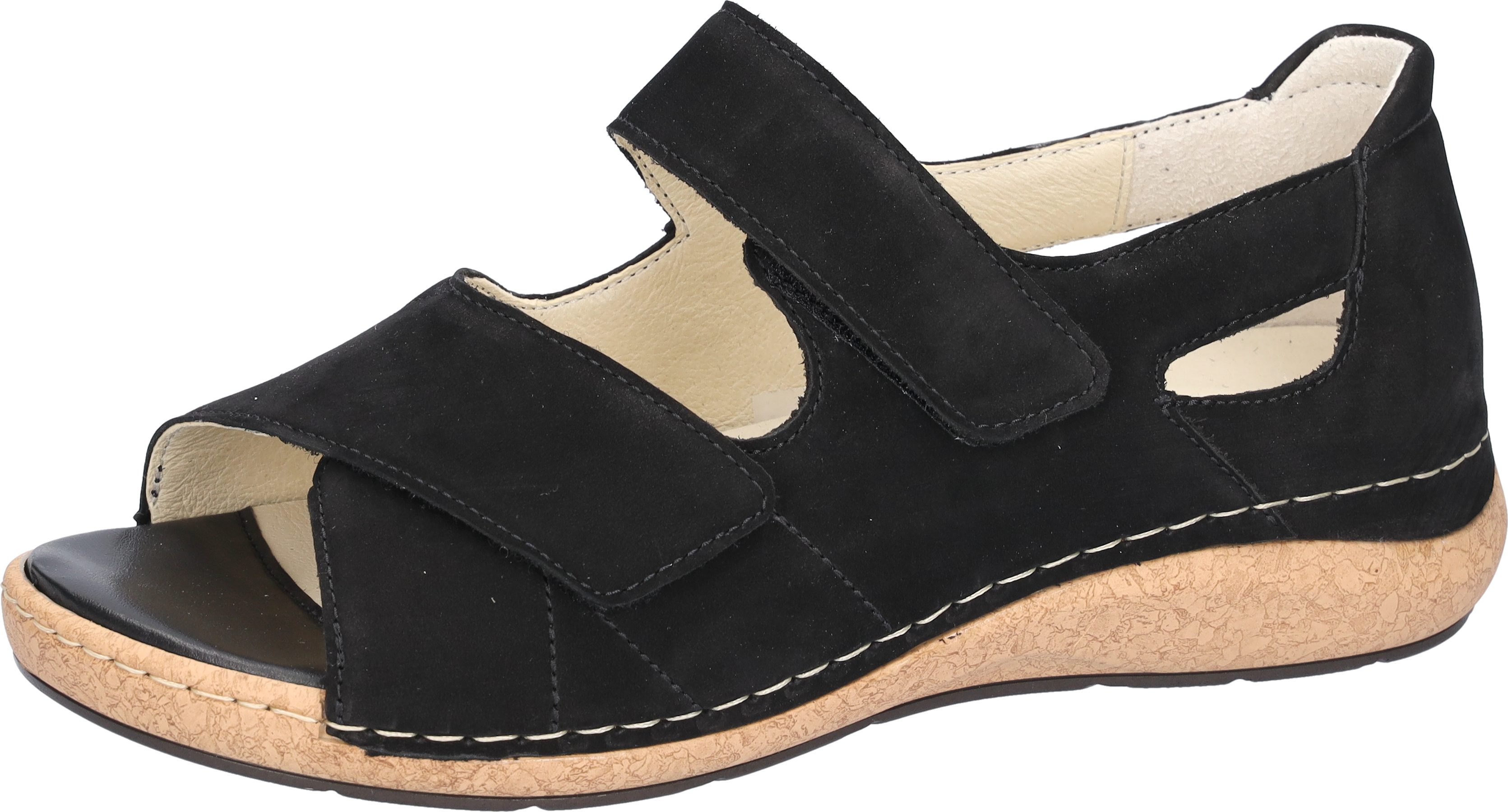 Waldläufer K-Heliett Sandale, Sommerschuh, Sandalette, Keilabsatz, in Komfo günstig online kaufen