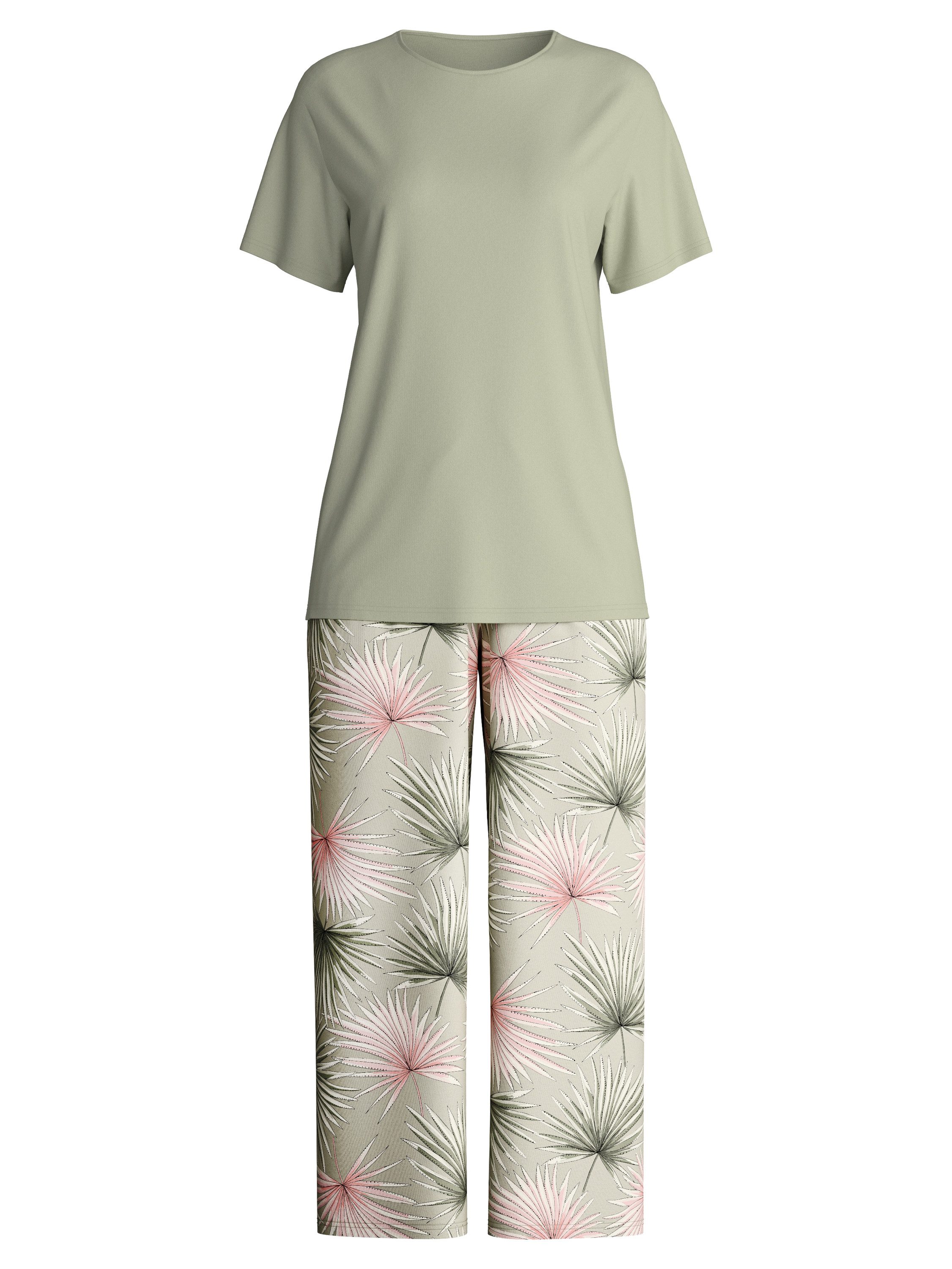 CALIDA Capri-Pyjama Leaf Dreams Damen (2 tlg)