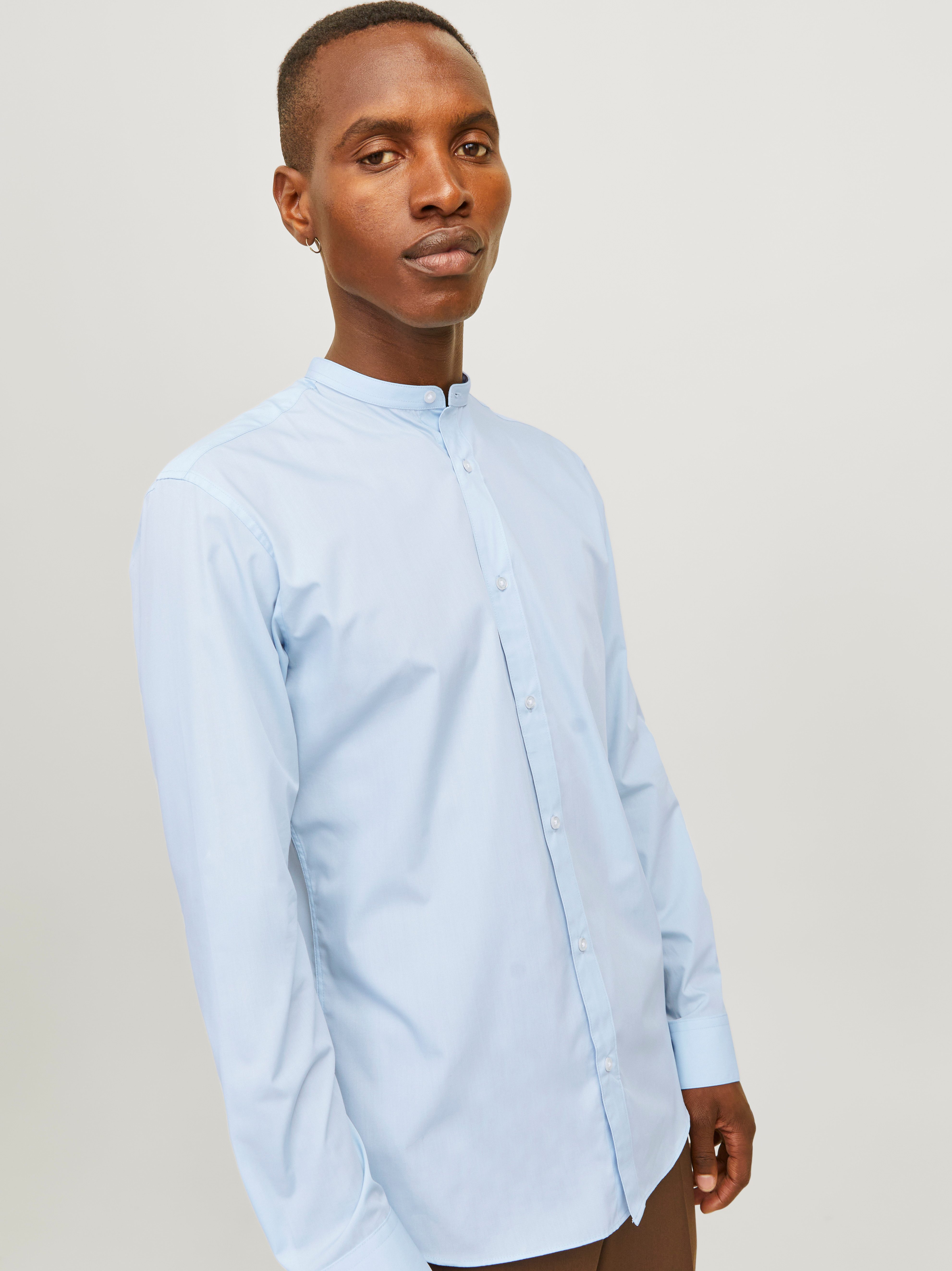 Jack & Jones Langarmhemd JJJOE SHIRT LS PLAIN MAO