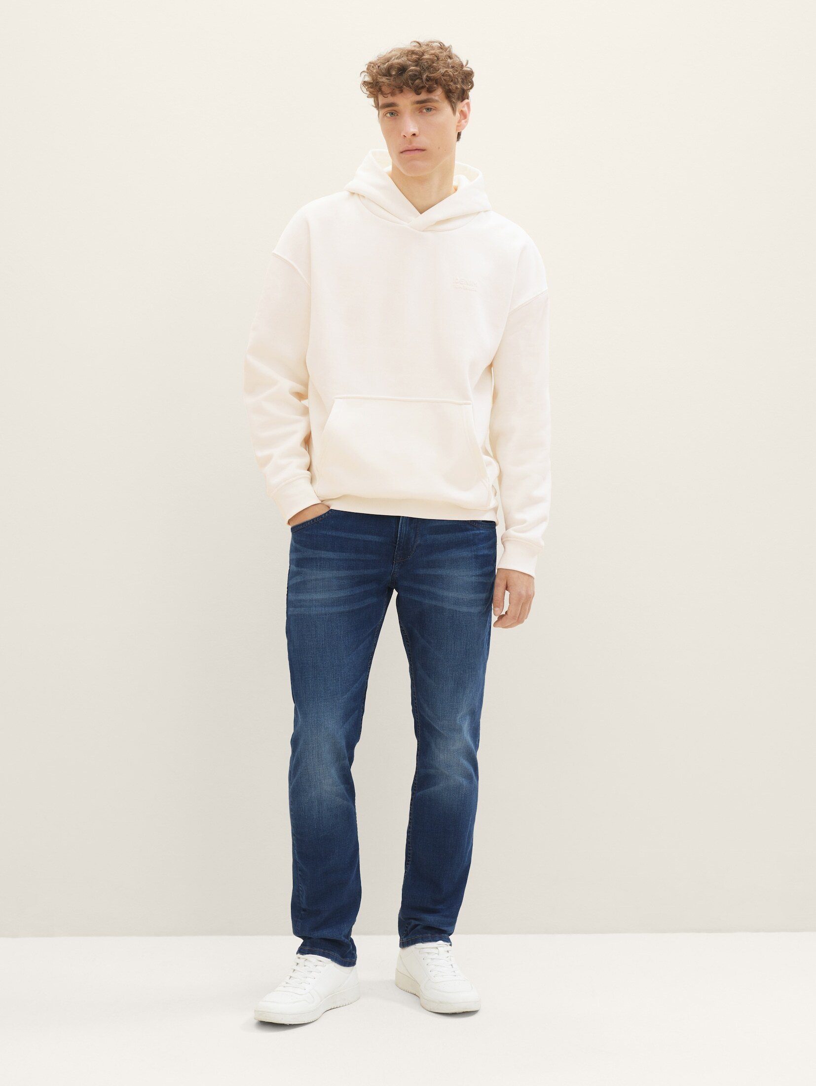 TOM TAILOR Denim Herren Aedan Straight Jeans – 5-Pocket, Nachhaltige Baumwolle, Verschiedene Längen