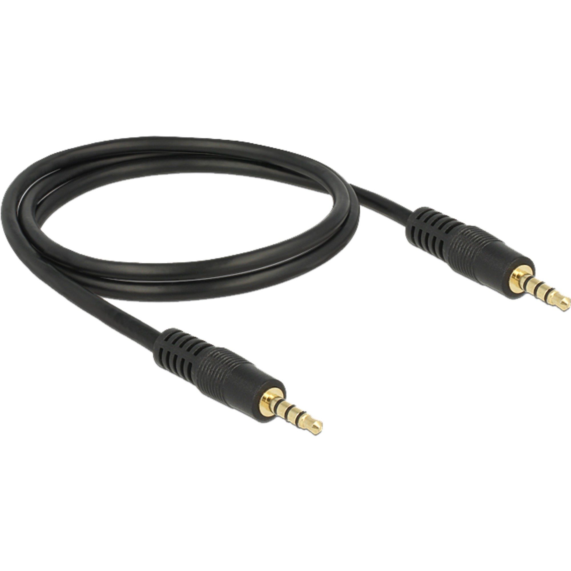 DeLOCK Audiokabel Klinke 3,5mm 4Pin > 3,5mm Audio-Kabel