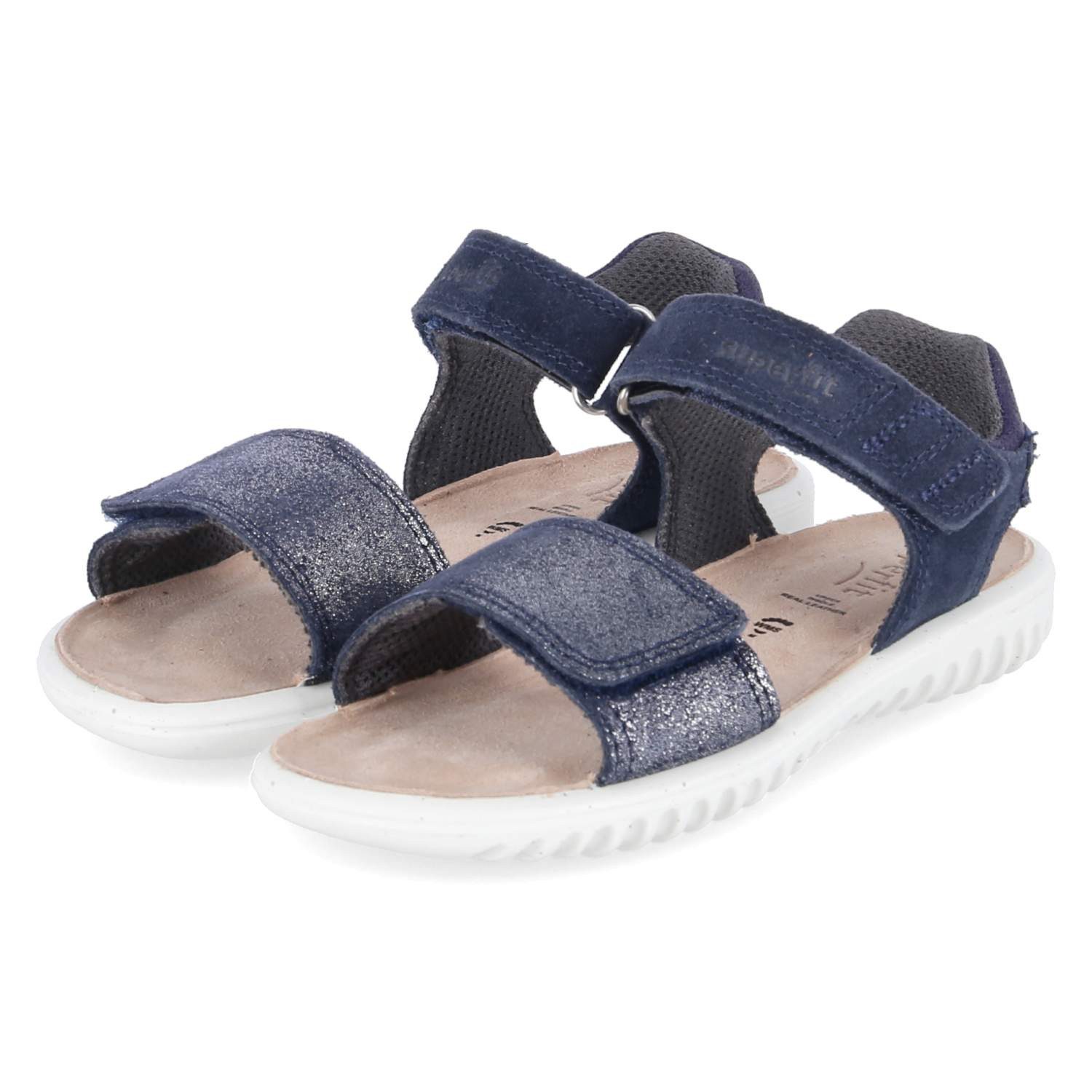 Superfit Superfit 1-009017-8000 Mädchen Leder & Textil blue Sandalette