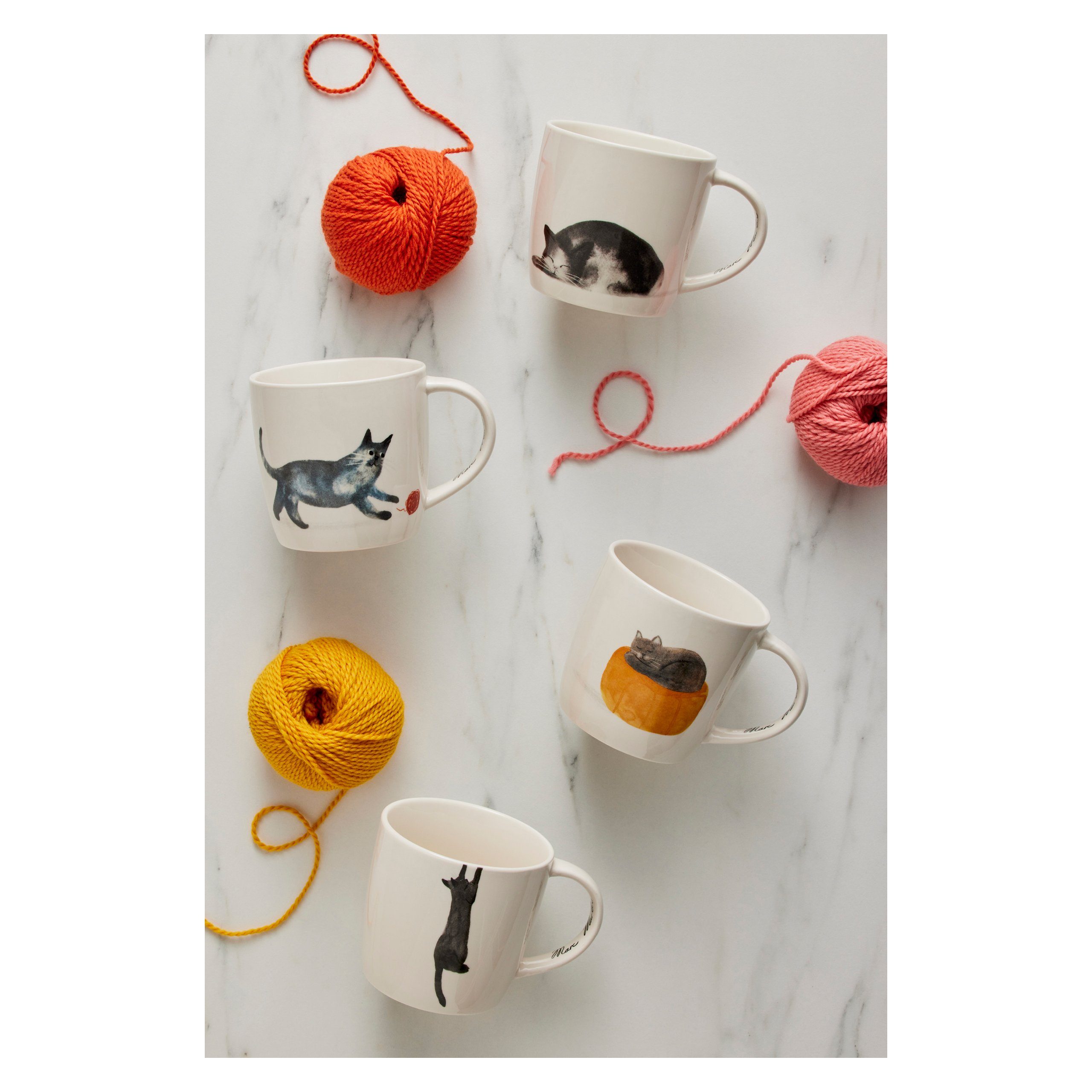 Williams Maxwell Feline Porzellan & Tasse Friends,