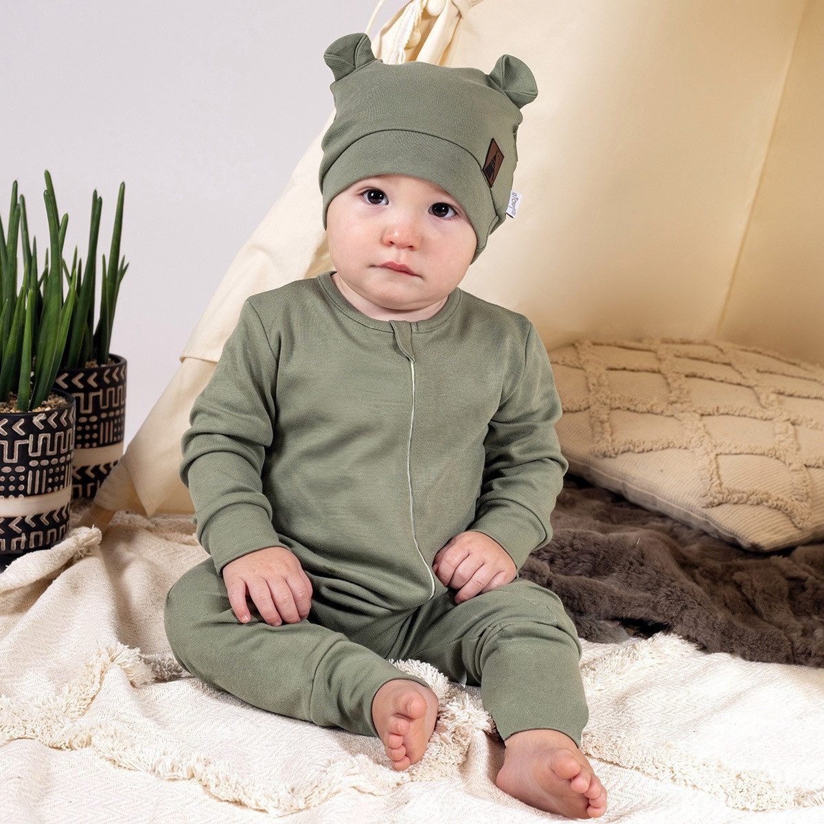 Bamar Nicol Overall Bruno Overall, Jungen, grün (206032)