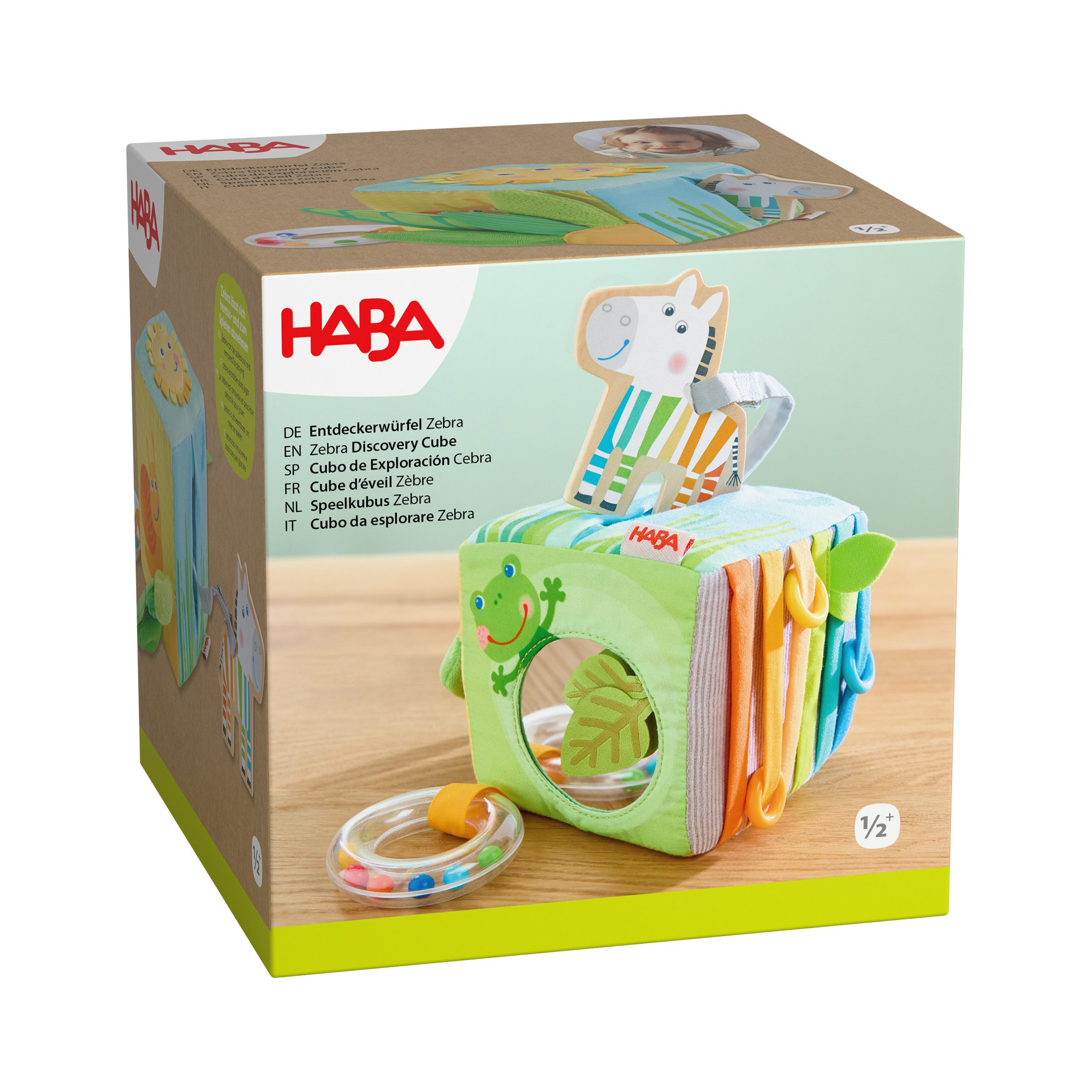 Haba Motorikwürfel Entdeckerwürfel Zebra
