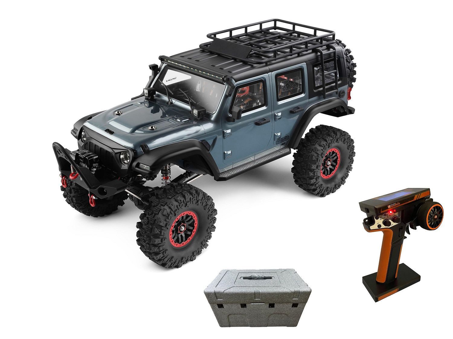 RC-Quadrocopter DF Models RC Crawler DF-4S Pro Grau 1:10 RTR