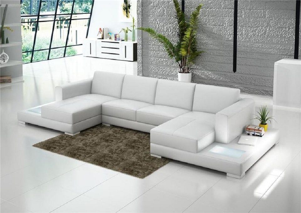 JVmoebel Ecksofa Wohnzimmer Sitzmöbel Couch Garnitur Leder Sofa Polster