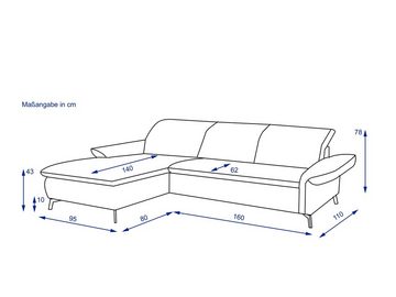 SANSIBAR Living Polsterecke Polsterecke SANSIBAR BALTRUM (BB 183x274 cm) BB 183x274 cm grün