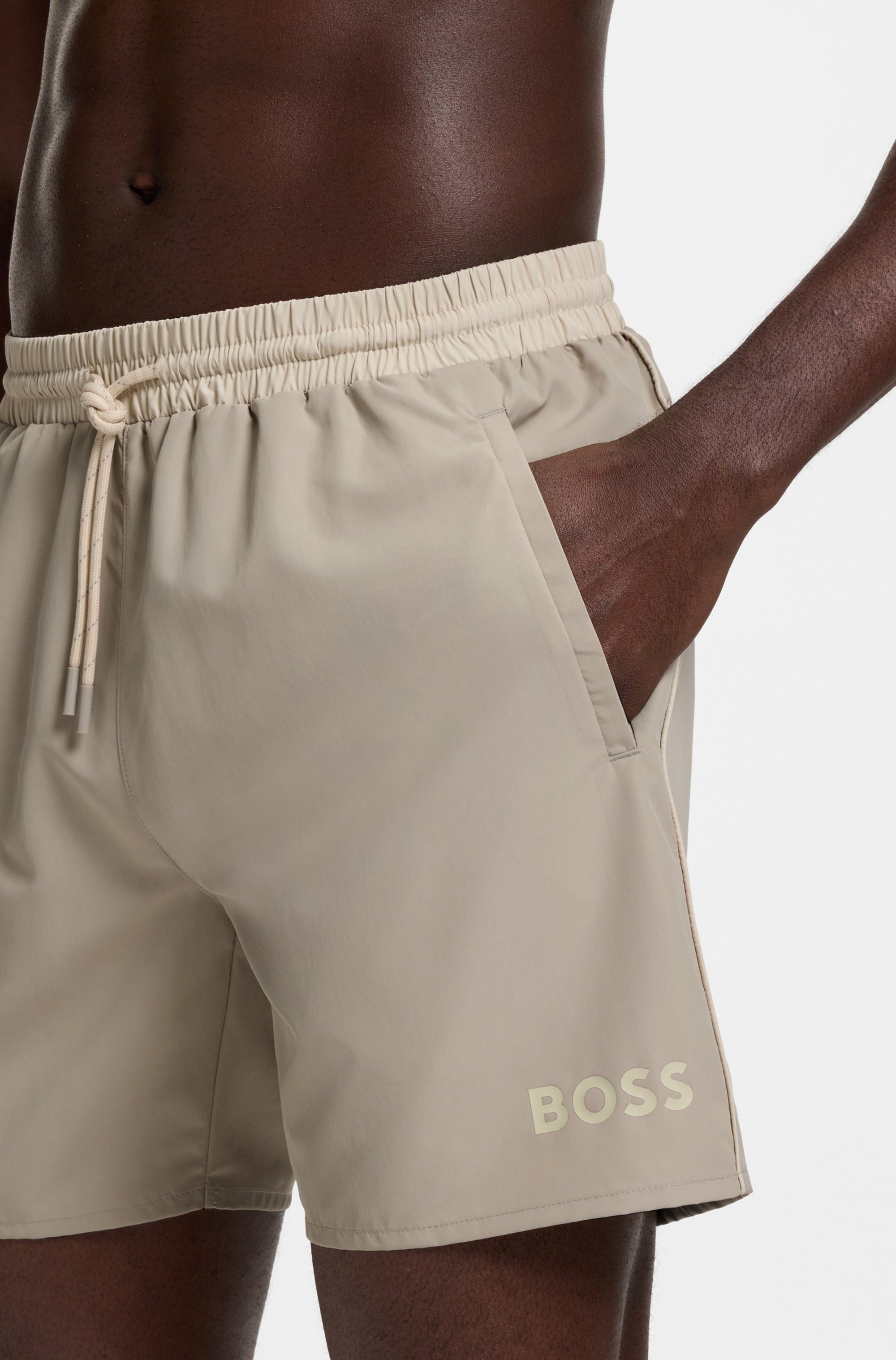 BOSS Badeshorts Starfish mit Kontraststreifen