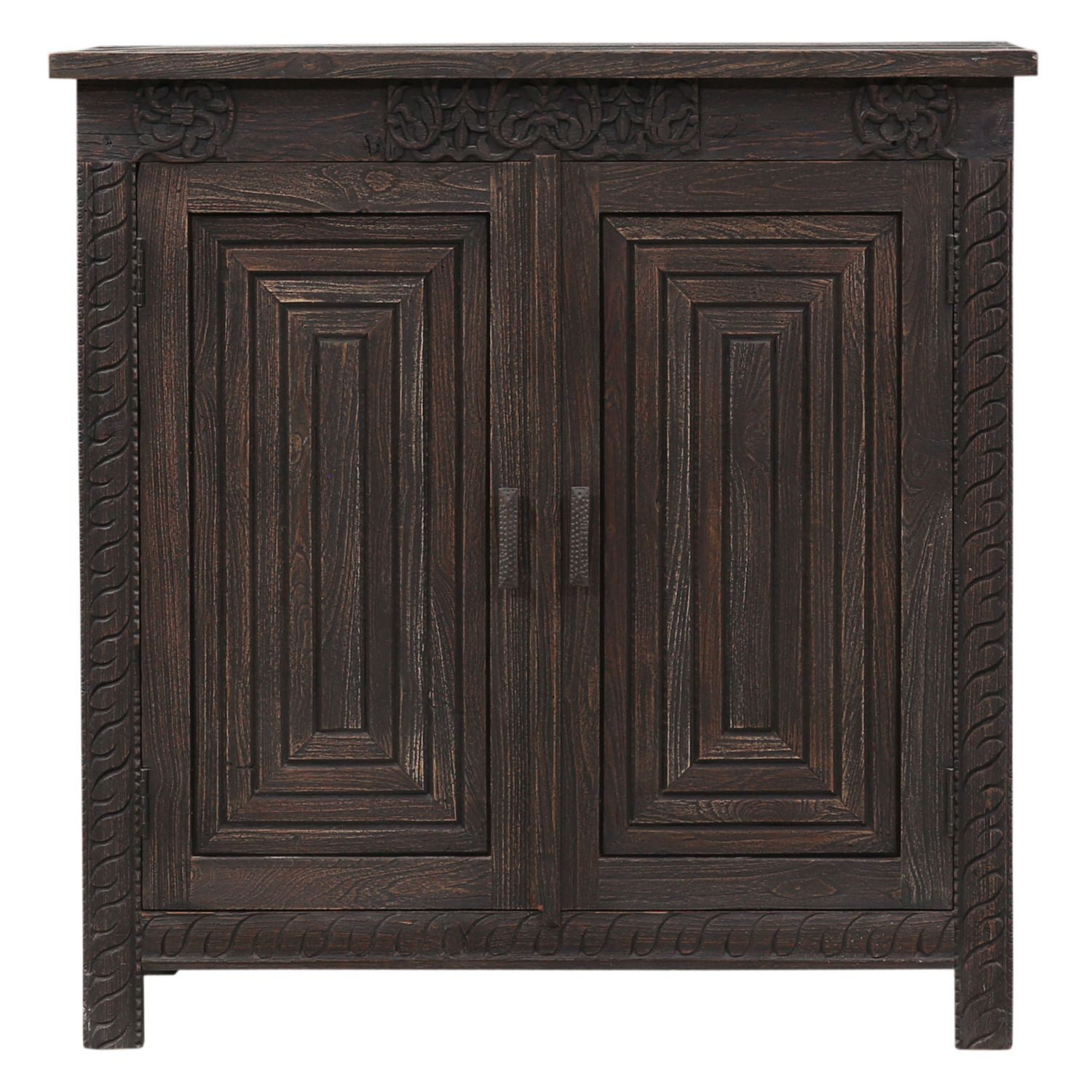 Marrakesch Orient & Mediterran Interior Kommode Skandinavische Kommode Camelea mit Türen modern aus Mangoholz 99 cm (1 St), Handarbeit