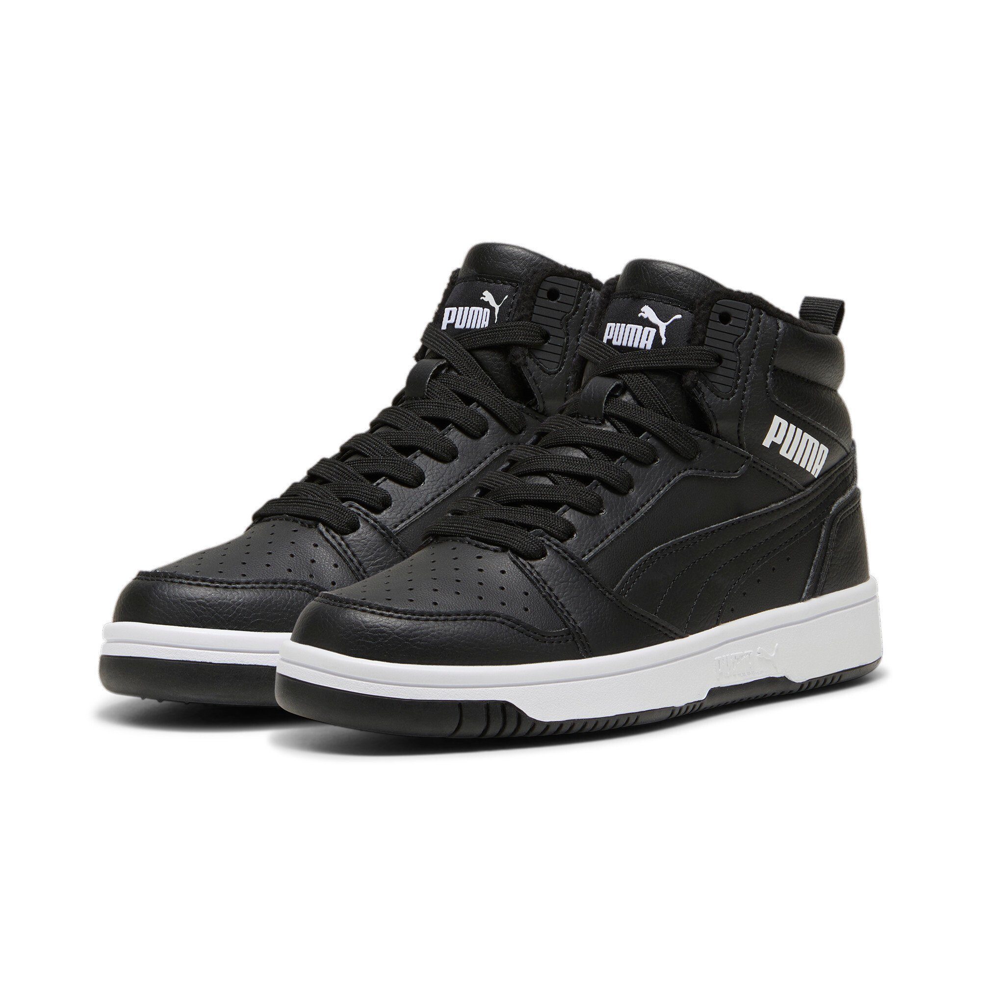 REBOUND PUMA WTR PUMA Sneaker Black-PUMA MID White JR V6