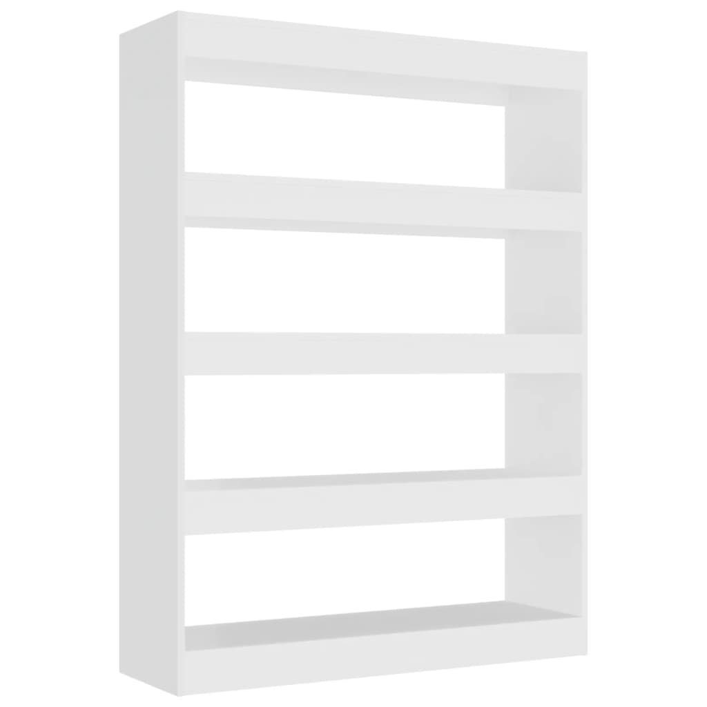furnicato Bücherregal Bücherregal/Raumteiler Weiß 100x30x135 cm, günstig online kaufen