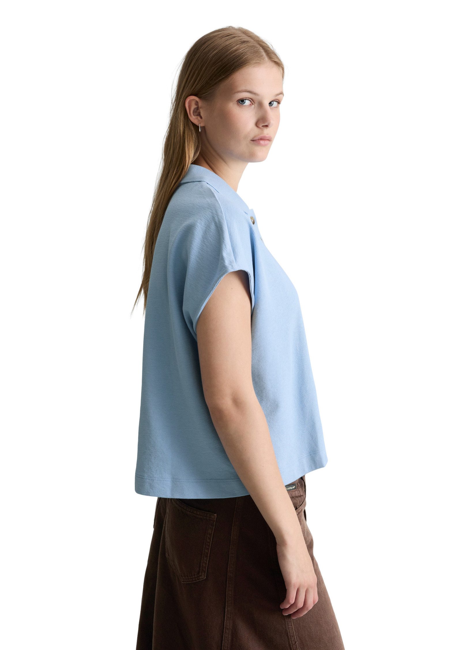 Marc O'Polo DENIM Poloshirt aus schwerem Single Jersey