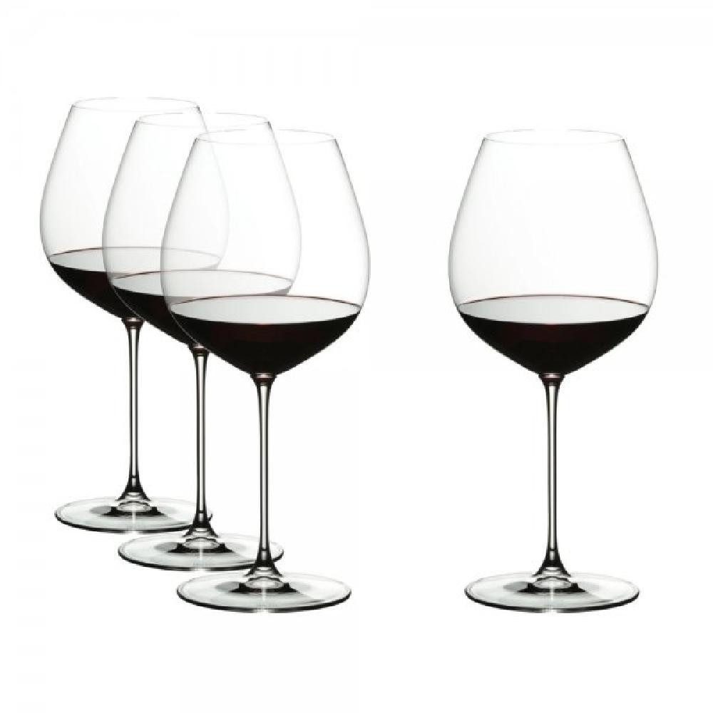 RIEDEL THE WINE GLASS COMPANY Rotweinglas Old World Pinot Noir-Glas Veritas (4-teilig)
