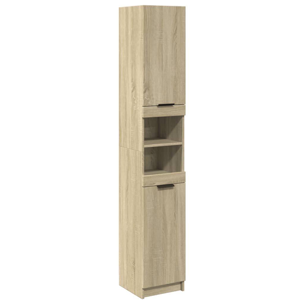 vidaXL Badezimmerspiegelschrank Badschrank Sonoma-Eiche 32x34x188,5 cm günstig online kaufen