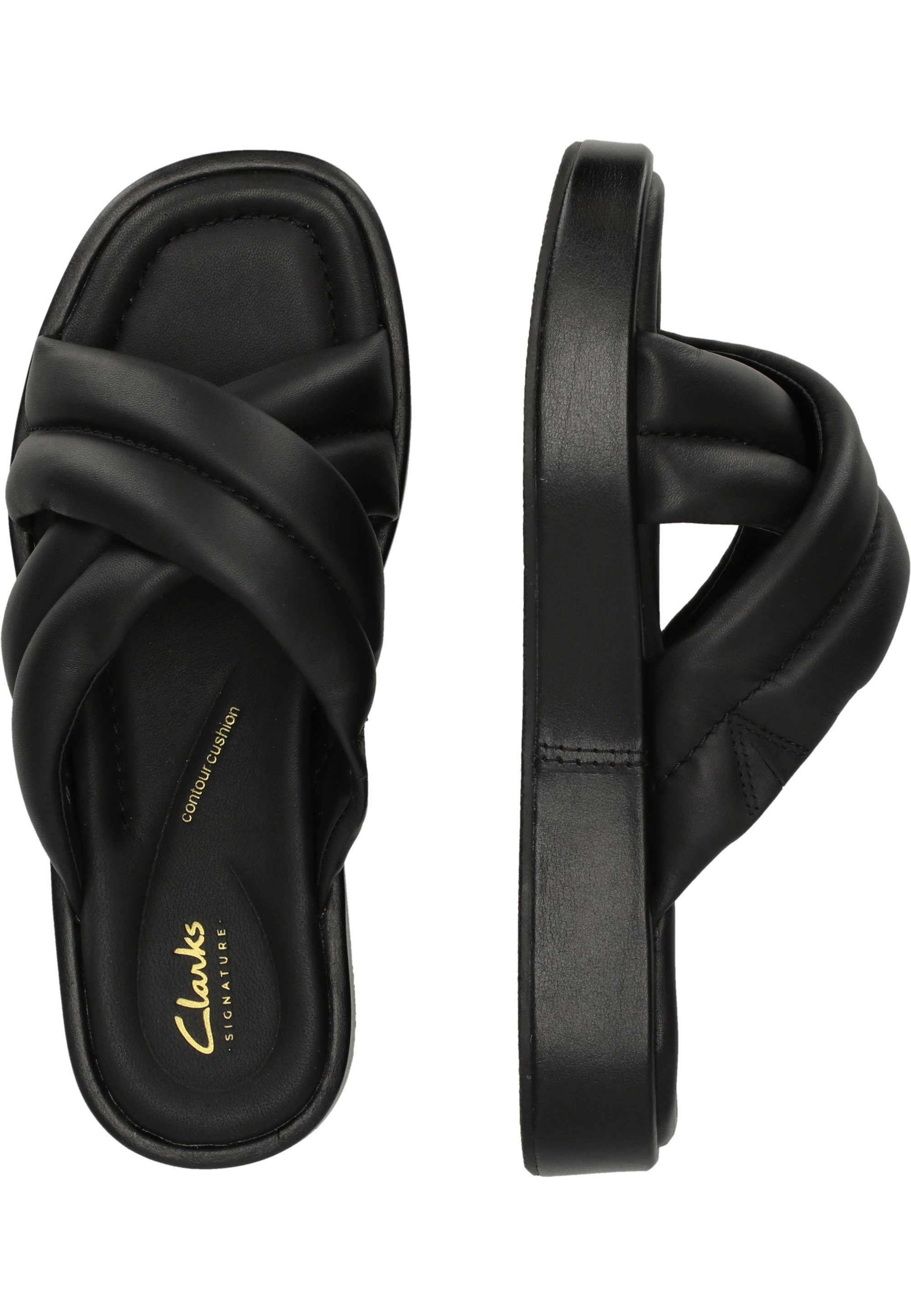 Clarks Alda Glide Sandale mit Contour Cushion-Fußbett