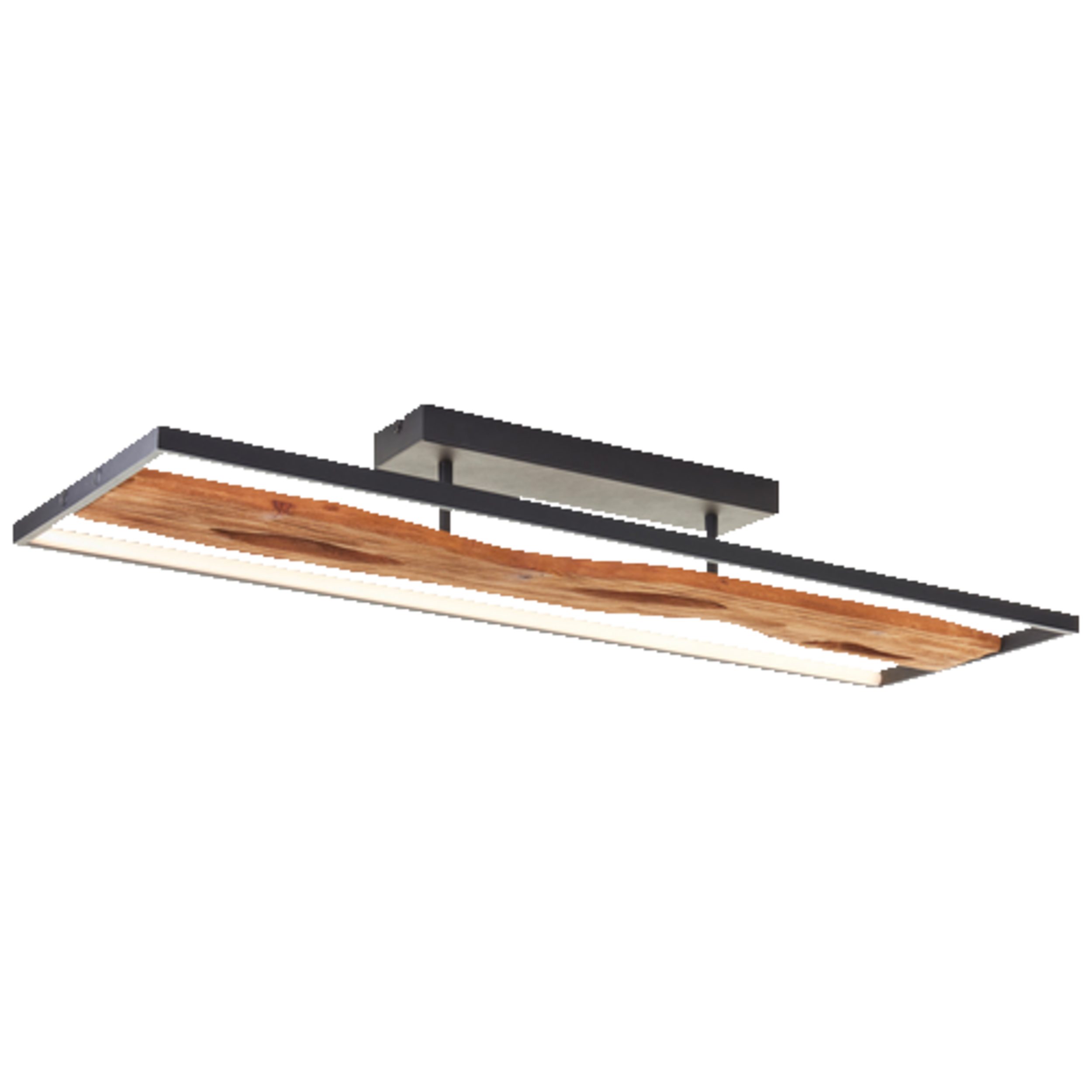 Lightbox Deckenleuchte, LED fest integriert, Warmweiß, günstig online kaufen