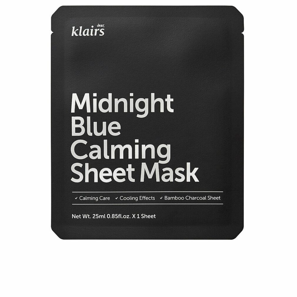 Dear Klairs Gesichtsmaske Midnight Blue Calming Sheet Mask 25ml
