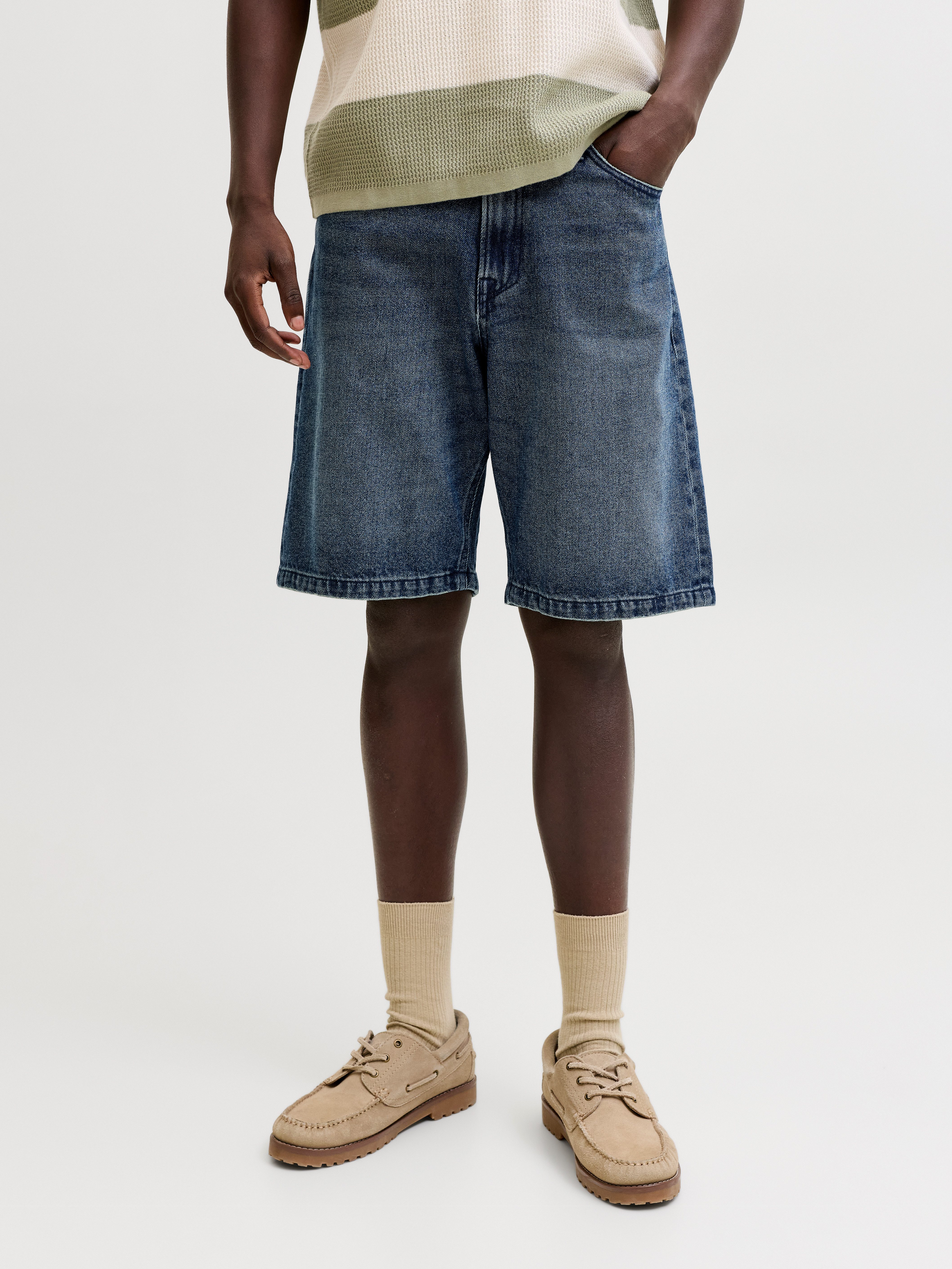 Jeansshorts JJIALEX JJCREW SHORTS AT 229 ST LN