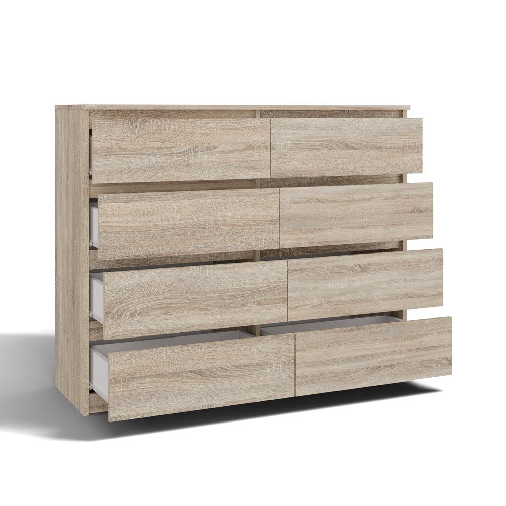 MAGOWA Schubkastenkommode MAGWA M8 moderne Kommode mit 6 Schubladen (funktionales und geräumig), in zwei Breitengrößen erhältlich (120 cm oder 140 cm) – Bild 3 von 5