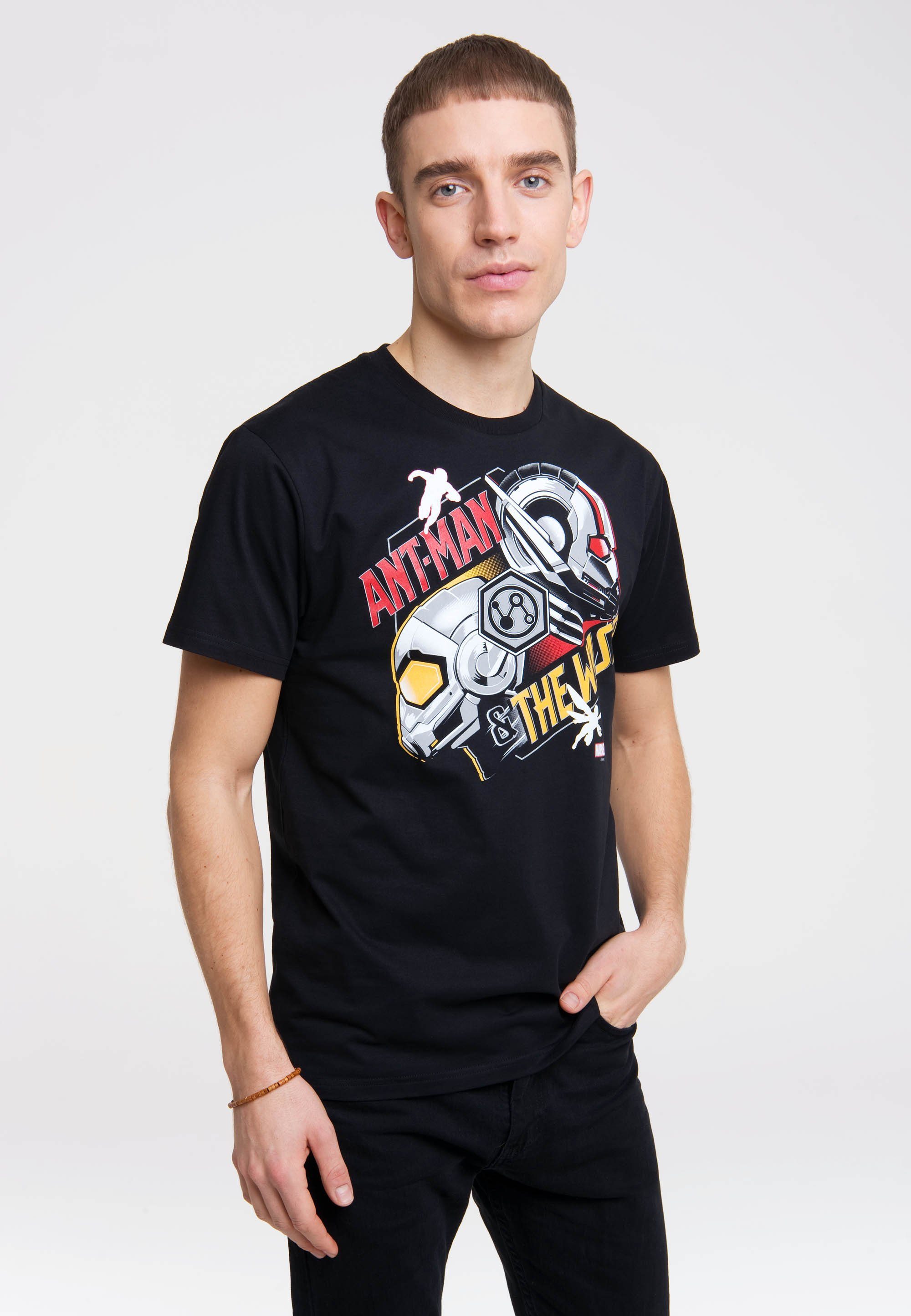 LOGOSHIRT T-Shirt Marvel Comics mit lizenzierten Originaldesign