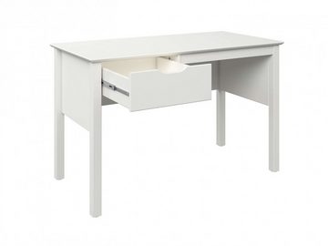 Home affaire Schreibtisch "KERO ", Kinderschreibtisch, zertifiziertes Massivholz, mit einer Schublade, Tischbeine aus massiver Kiefer, klassisch schön