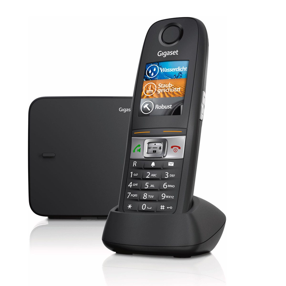 Gigaset E630 Schnurloses DECT-Telefon (Mobilteile: 1, Vibrationsalarm)
