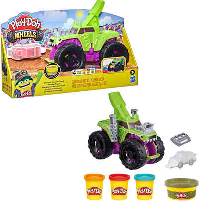 Hasbro Knete Play-Doh, Wheels Mampfender Monster Truck