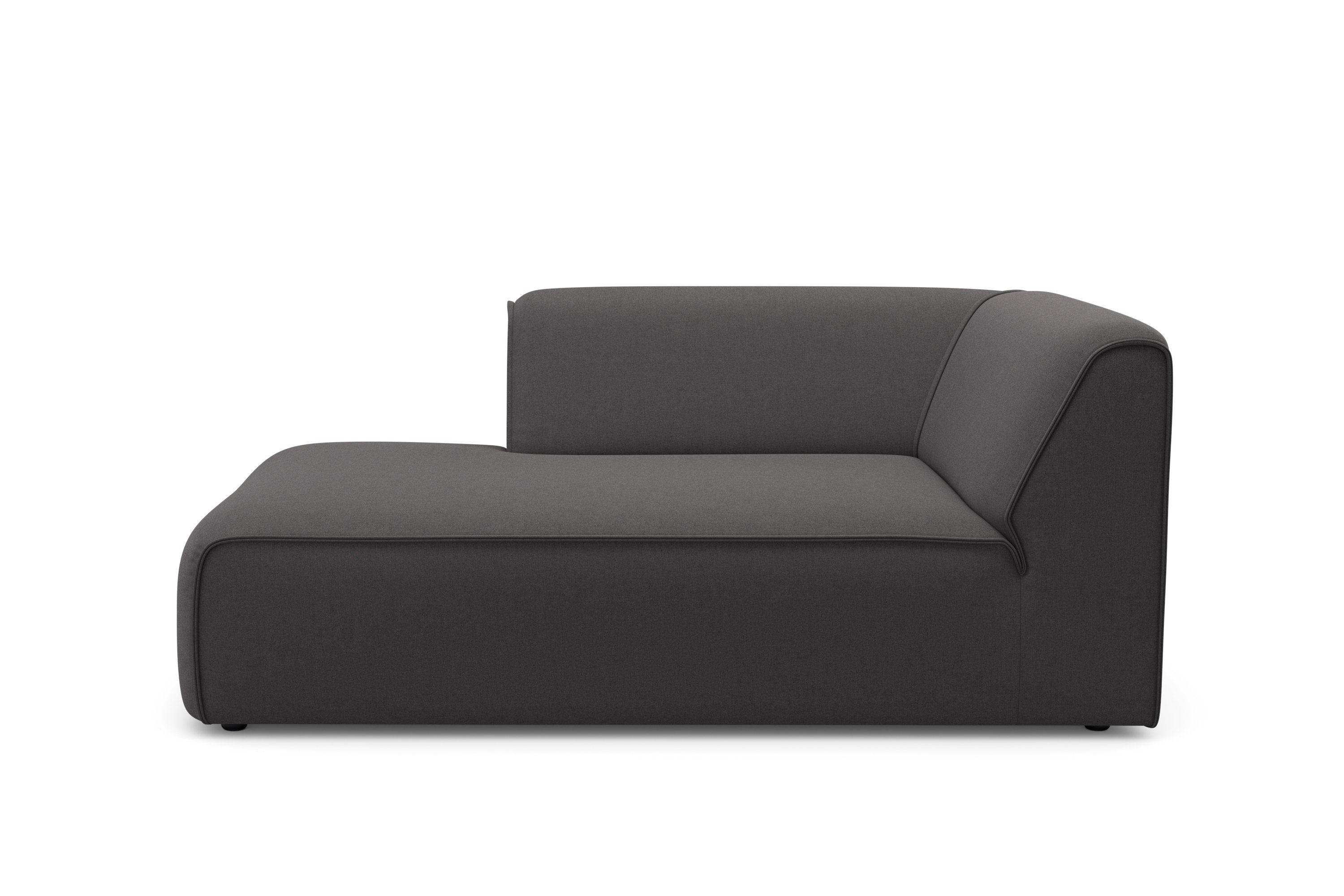 OTTO home Ottomane Merid Chaiselongue, Maße B/T/H: 100/162/70 cm, als Modul oder separat verwendbar, für individuelle Zusammenstellung