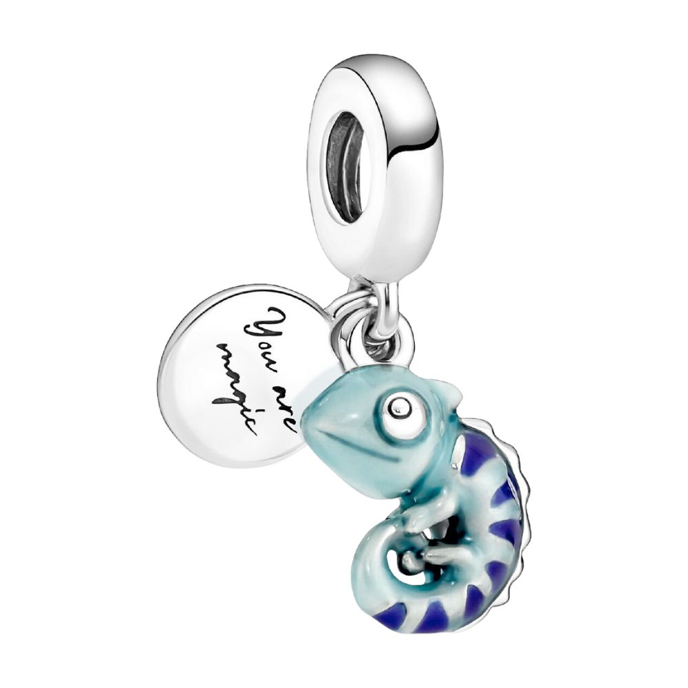 Pandora Charm-Einhänger 791676C01*, Chamäleon, Farbwechselnd, Emaille