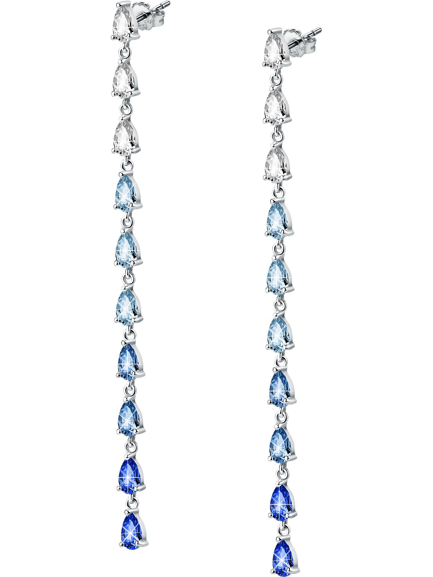 FAVS Paar Ohrhänger FAVS Damen-Ohrhänger 925er Silber 6 Zirkonia günstig online kaufen