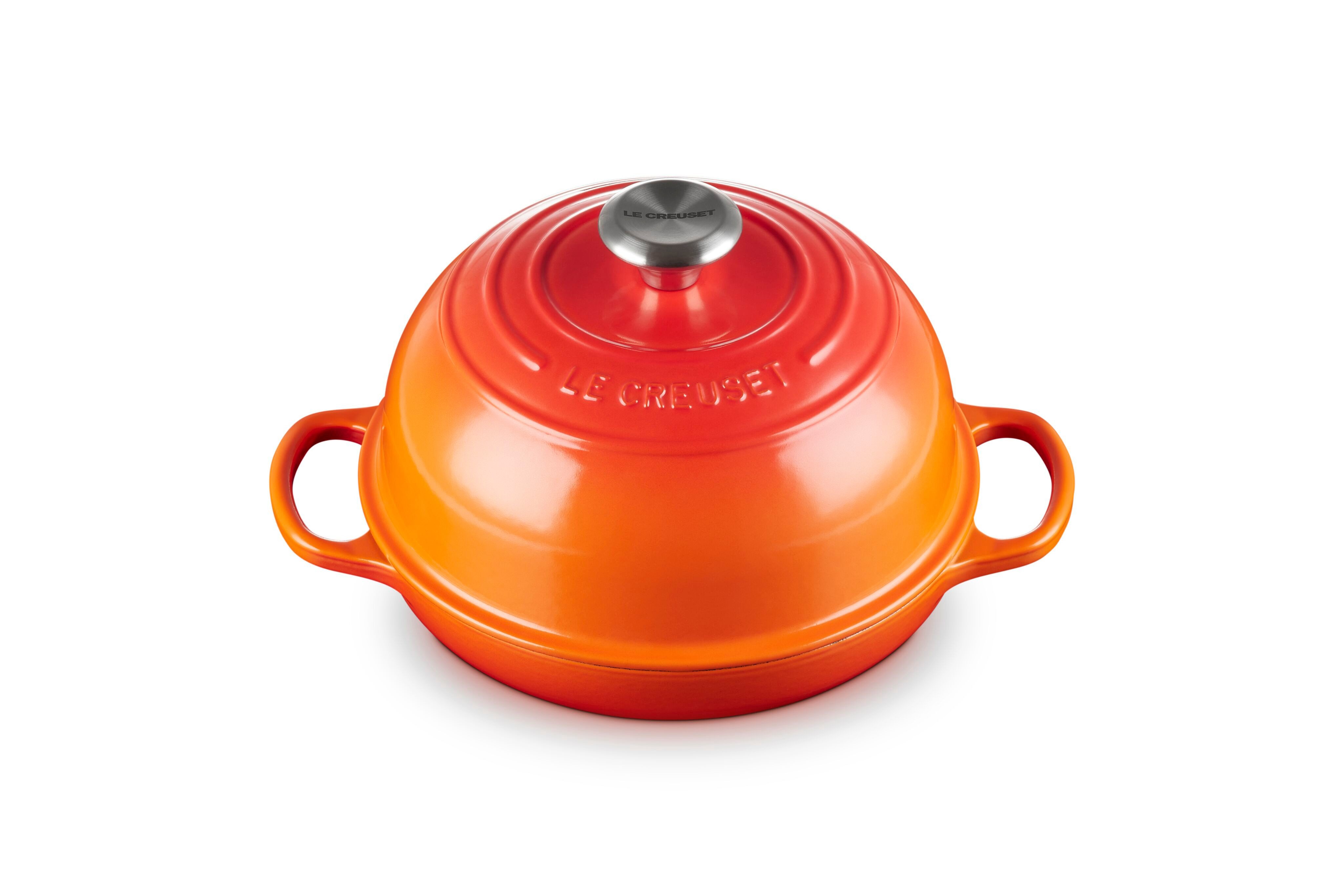 LE CREUSET Bräter Signature Brot Bräter 24cm, Gusseisen, 24cm, Ofenrot, 21301240900430